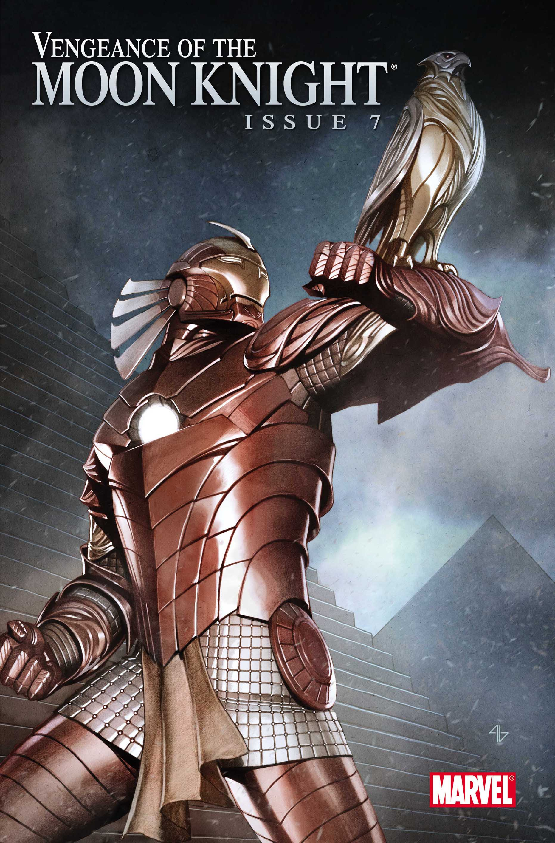 FEB100543 VENGEANCE OF MOON KNIGHT 7 IRON MAN BY DESIGN VAR