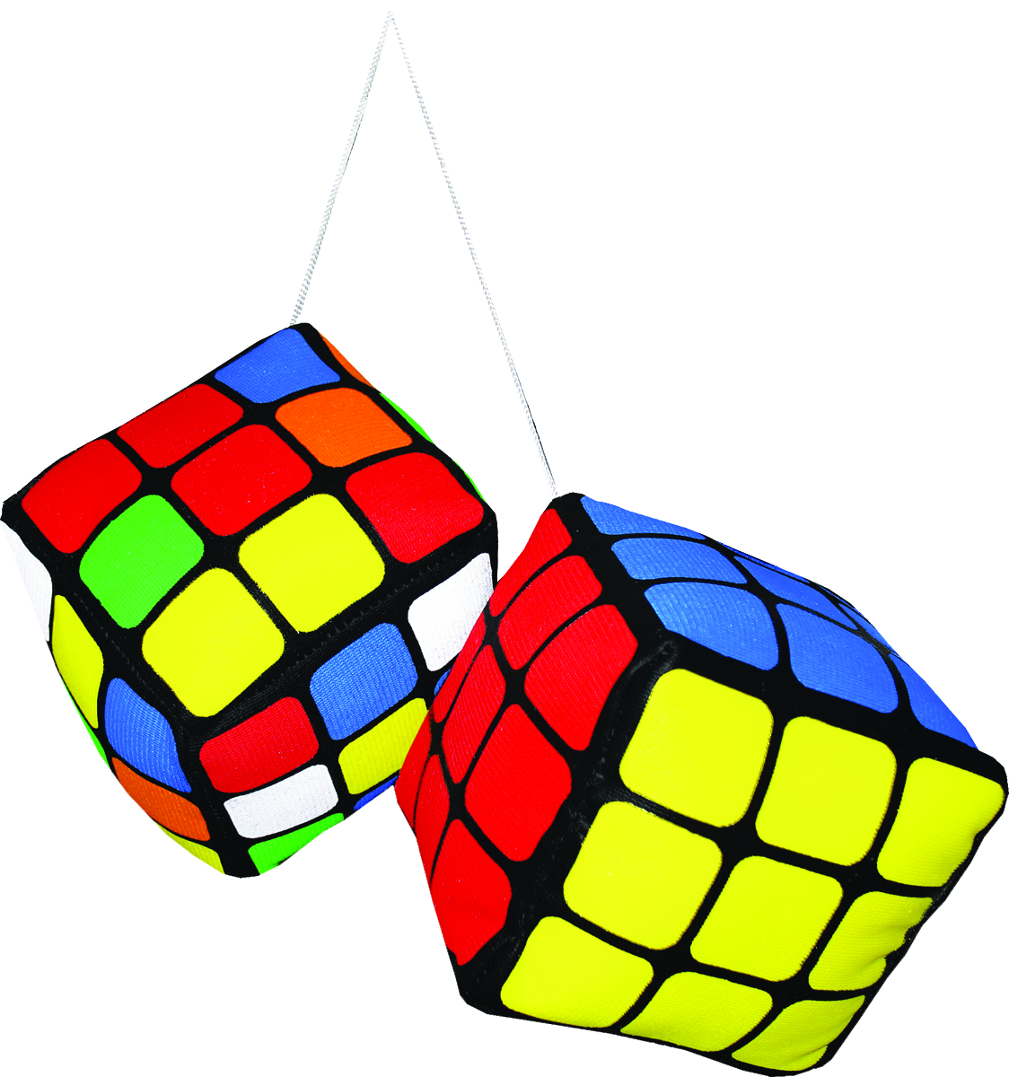 OCT101677 RUBIKS CUBE PLUSH DANGLER Previews World