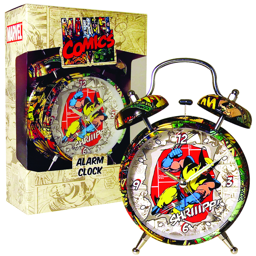 JUL112045 MARVEL WOLVERINE 4IN ALARM CLOCK Previews World