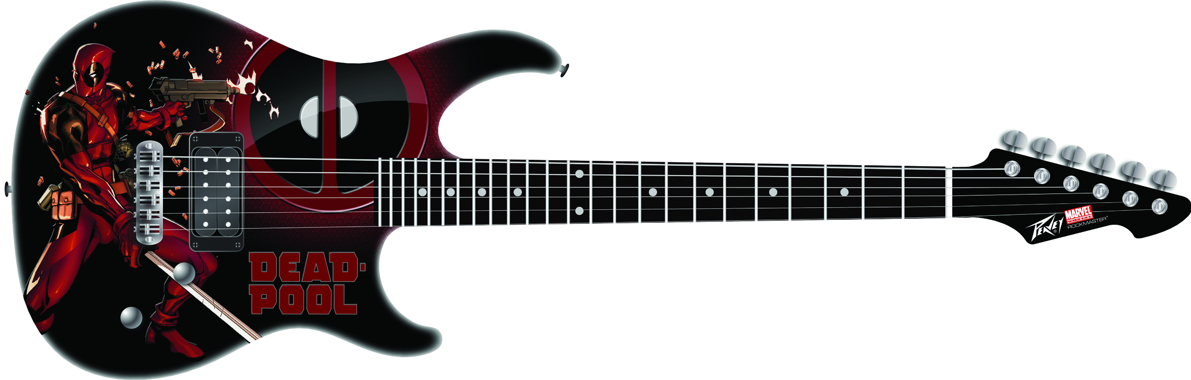 MAY118173 DEADPOOL ROCKMASTER ELECTRIC GUITAR Previews World
