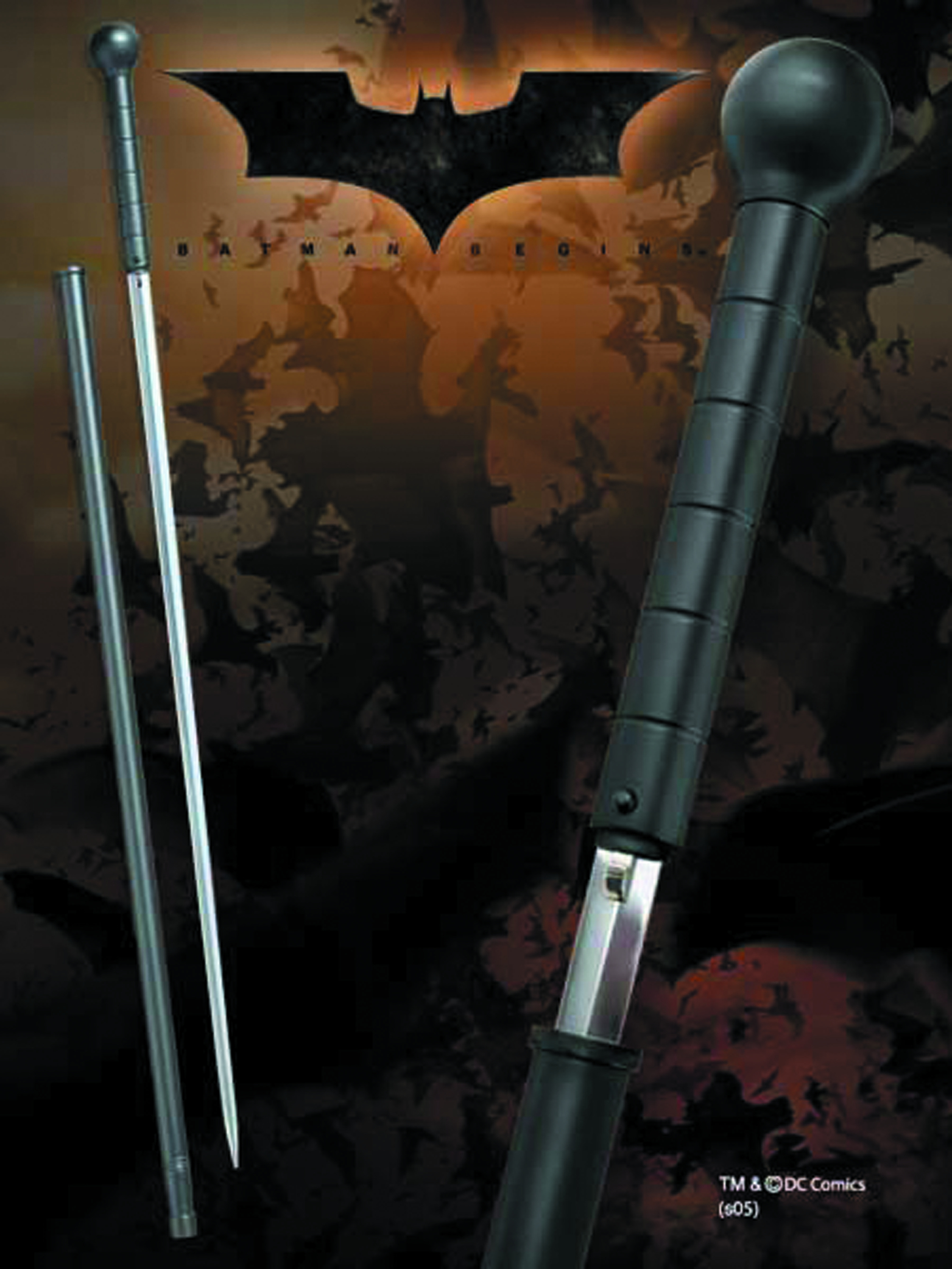 MAY121862 BATMAN BEGINS CANE SWORD REPLICA Previews World