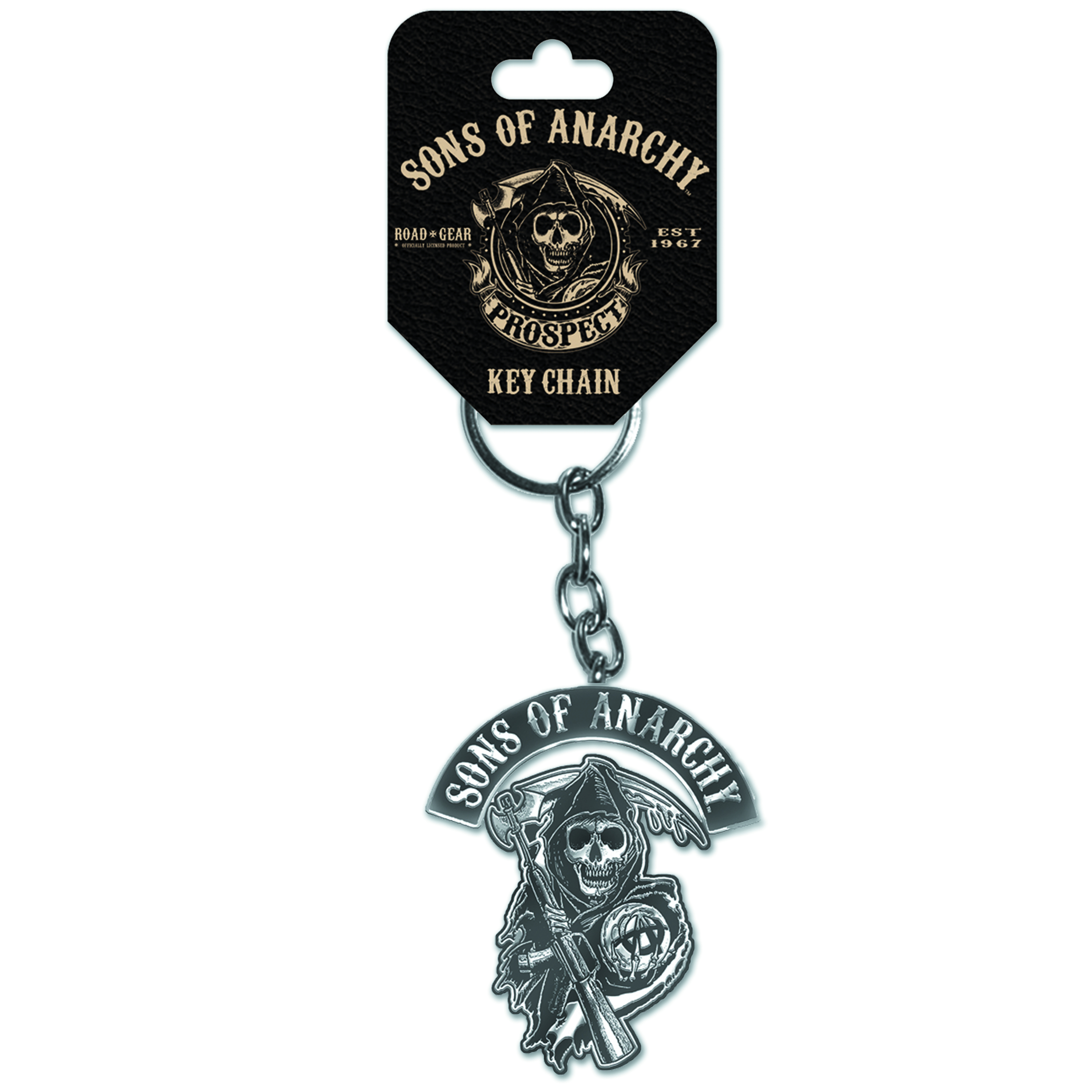 MAY122108 SONS OF ANARCHY REAPER KEYCHAIN Previews World