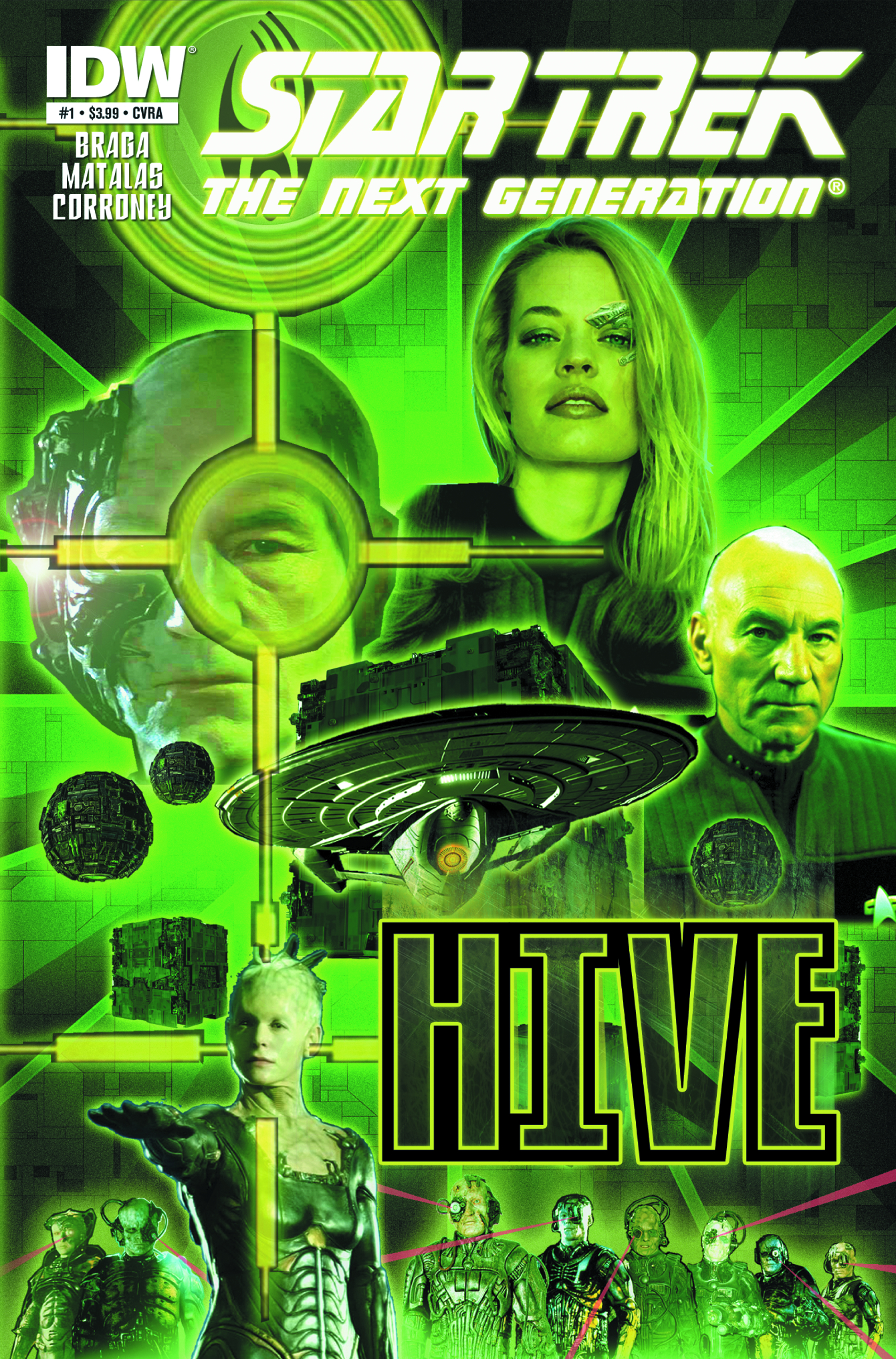 JUL120282 STAR TREK NEXT GENERATION HIVE 1 Previews World