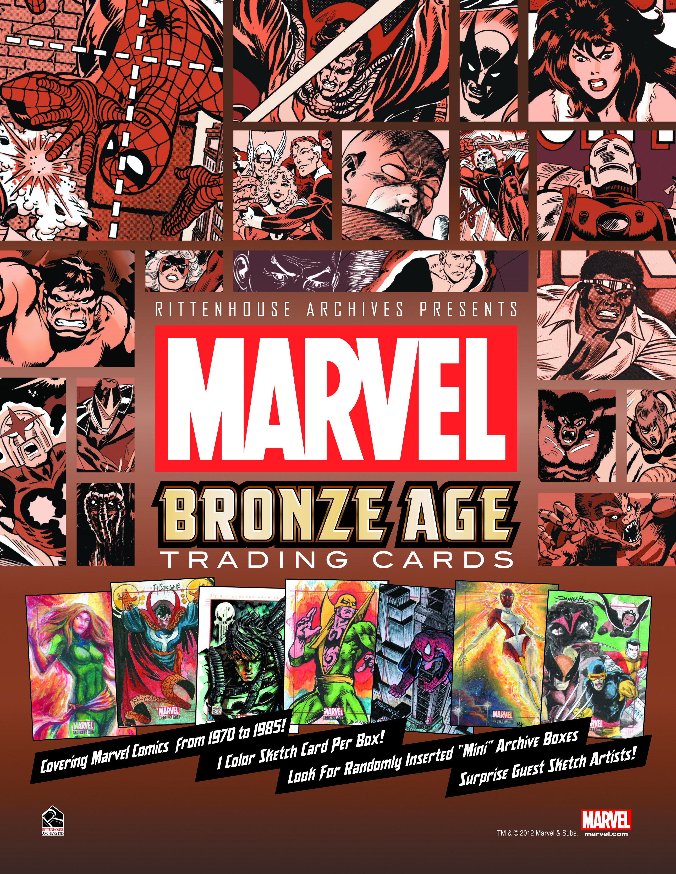 AUG121554 MARVEL BRONZE AGE 19701985 T/C BOX Previews World