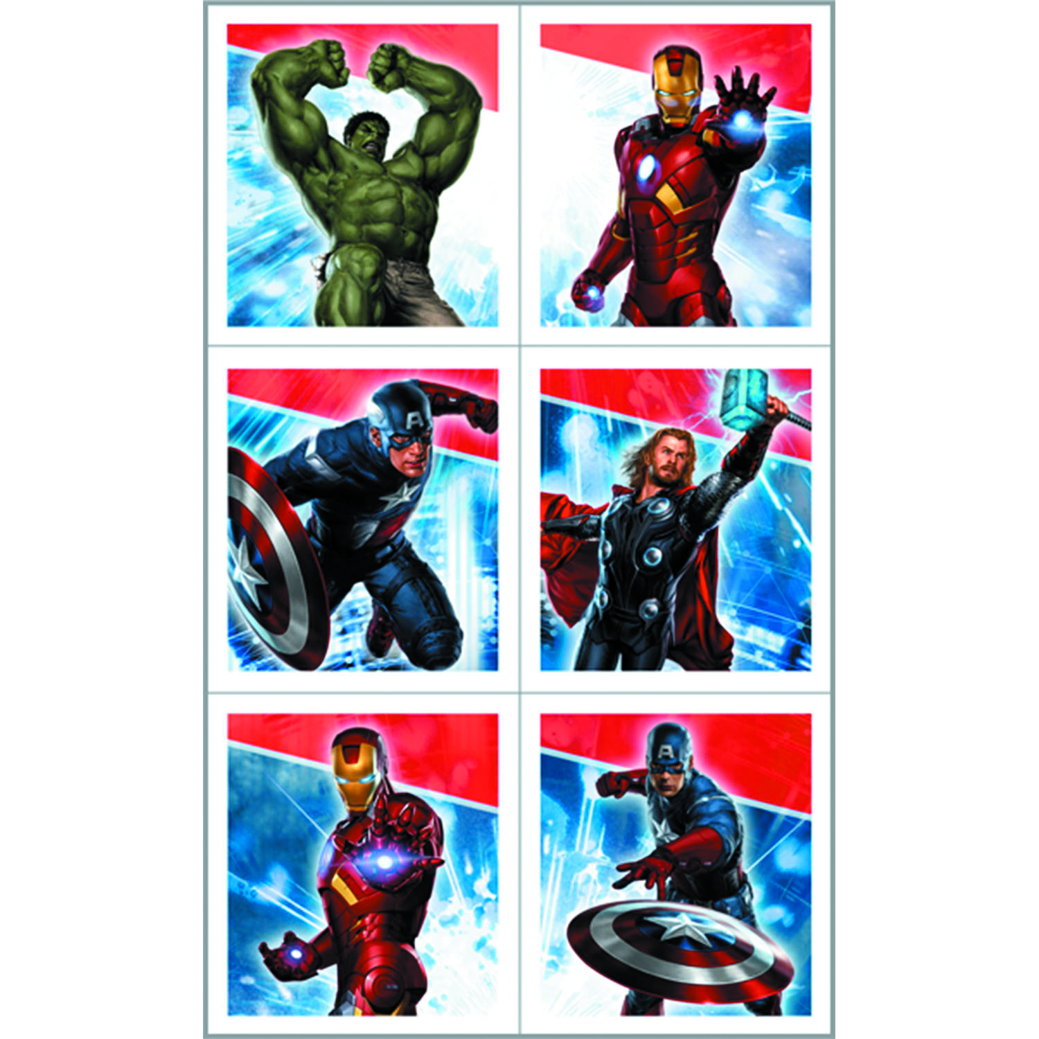 JUN128275 AVENGERS STICKER Previews World