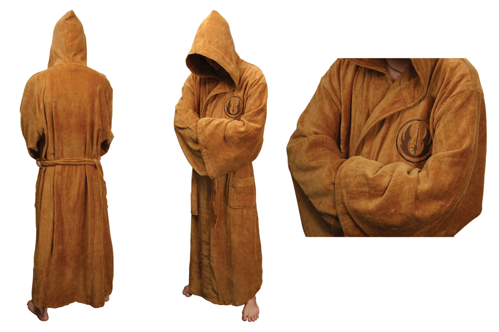 OCT121965 STAR WARS JEDI HOODED COTTON BATHROBE Previews World