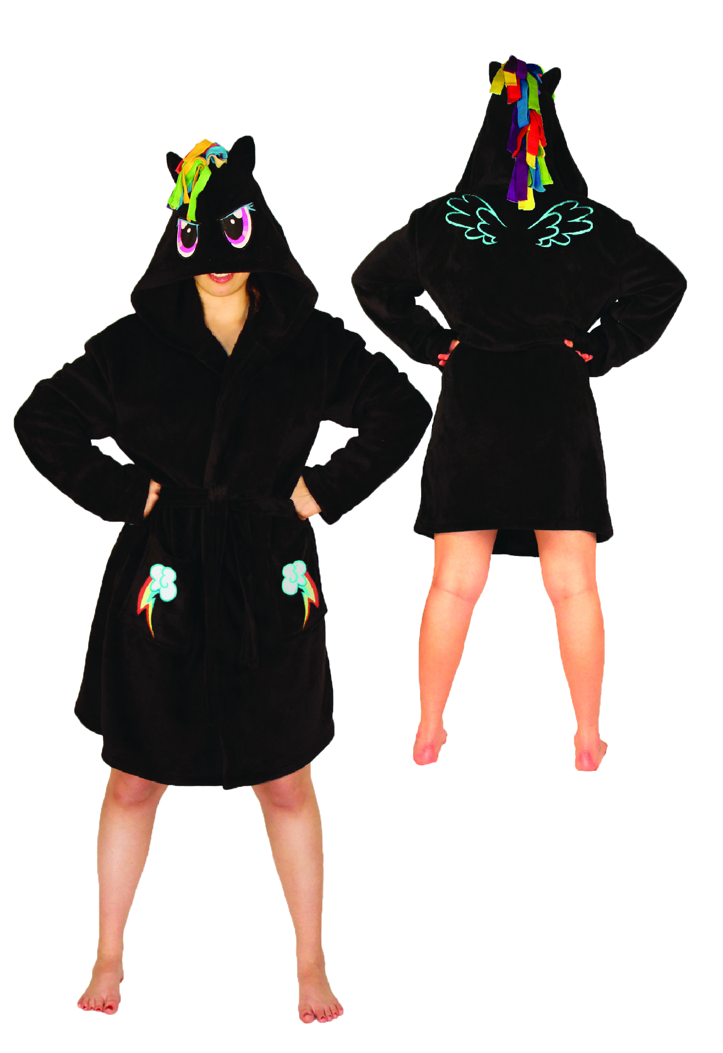 NOV121637 MY LITTLE PONY RAINBOW DASH PLUSH BATHROBE LG/XL Previews