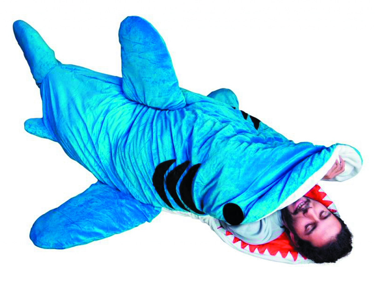 FEB131795 CHUMBUDDY III SHARK SLEEPING BAG ADULT VER Previews World