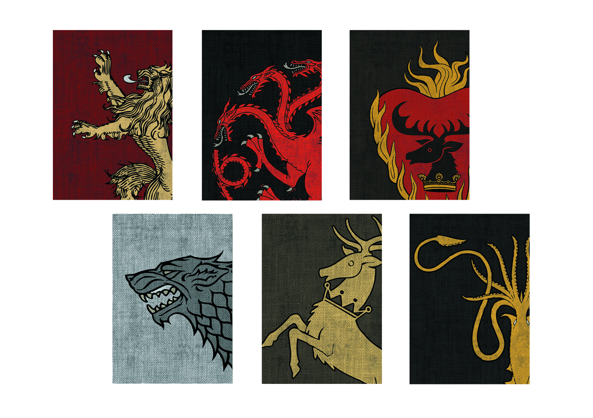 MAR132236 GAME OF THRONES HBO HOUSE STARK ART SLEEVES PK Previews World
