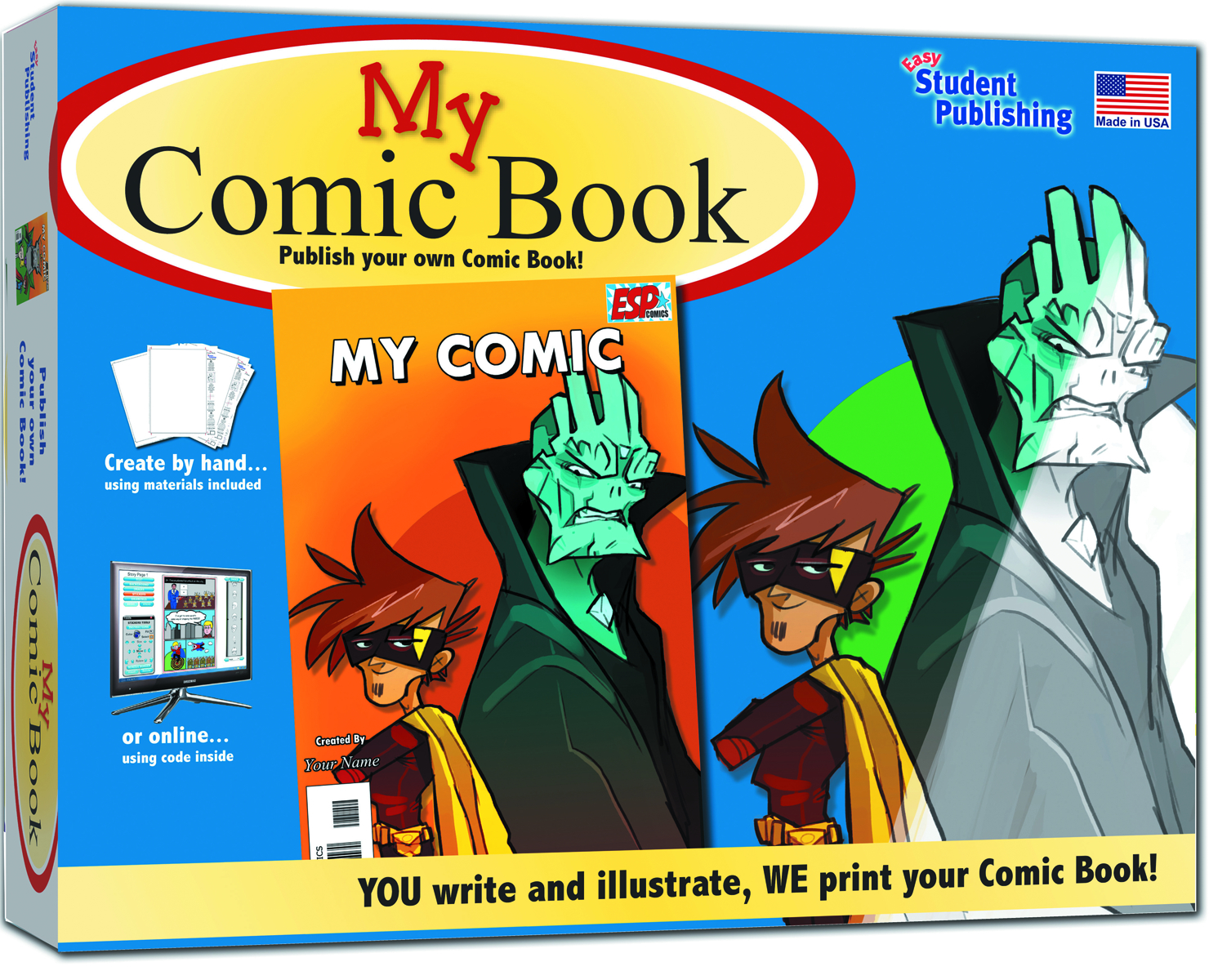 JUN132177 MY COMIC BOOK CREATE YOUR OWN COMIC KIT Previews World