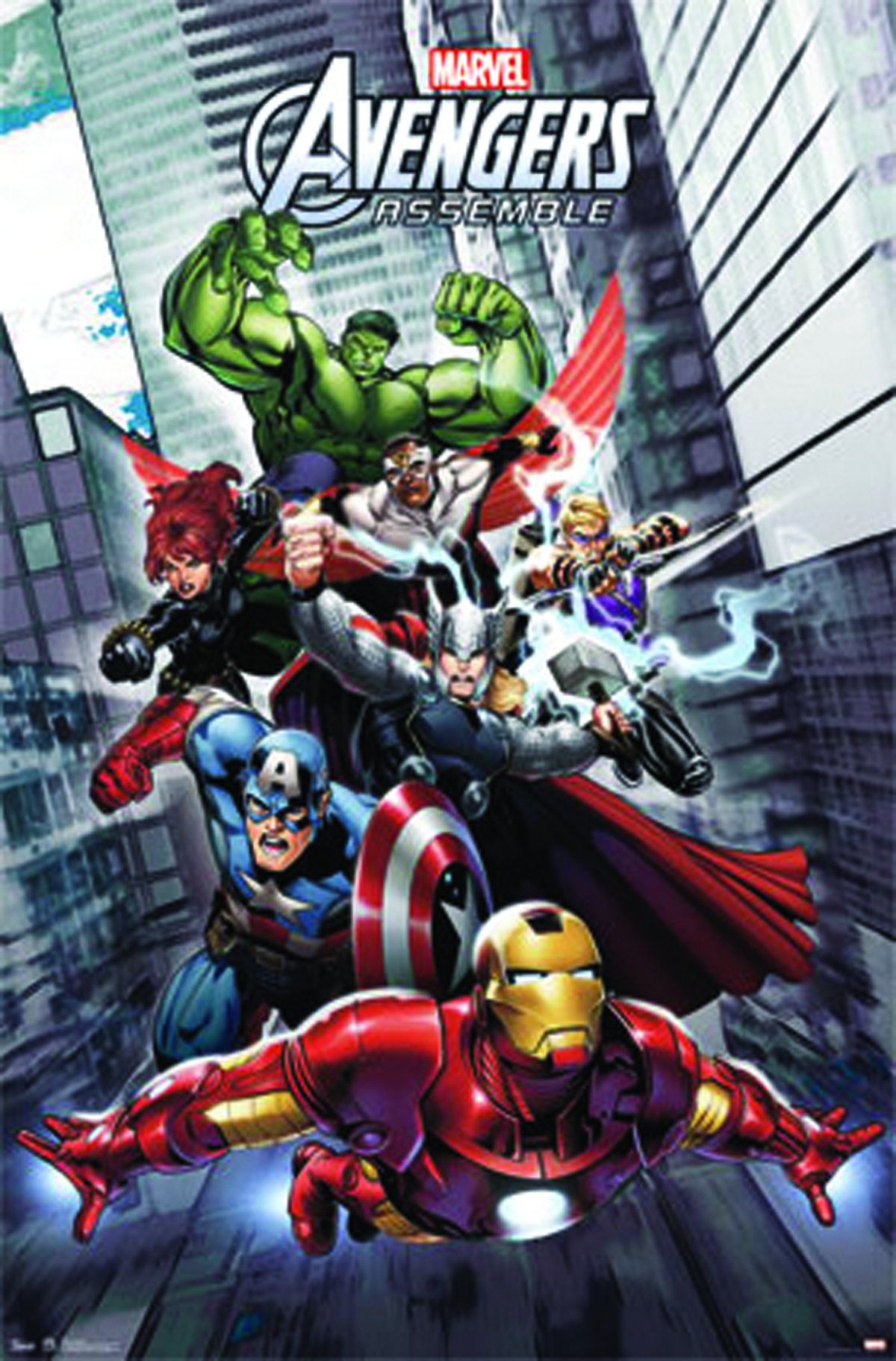 SEP132287 AVENGERS ASSEMBLE POSTER Previews World