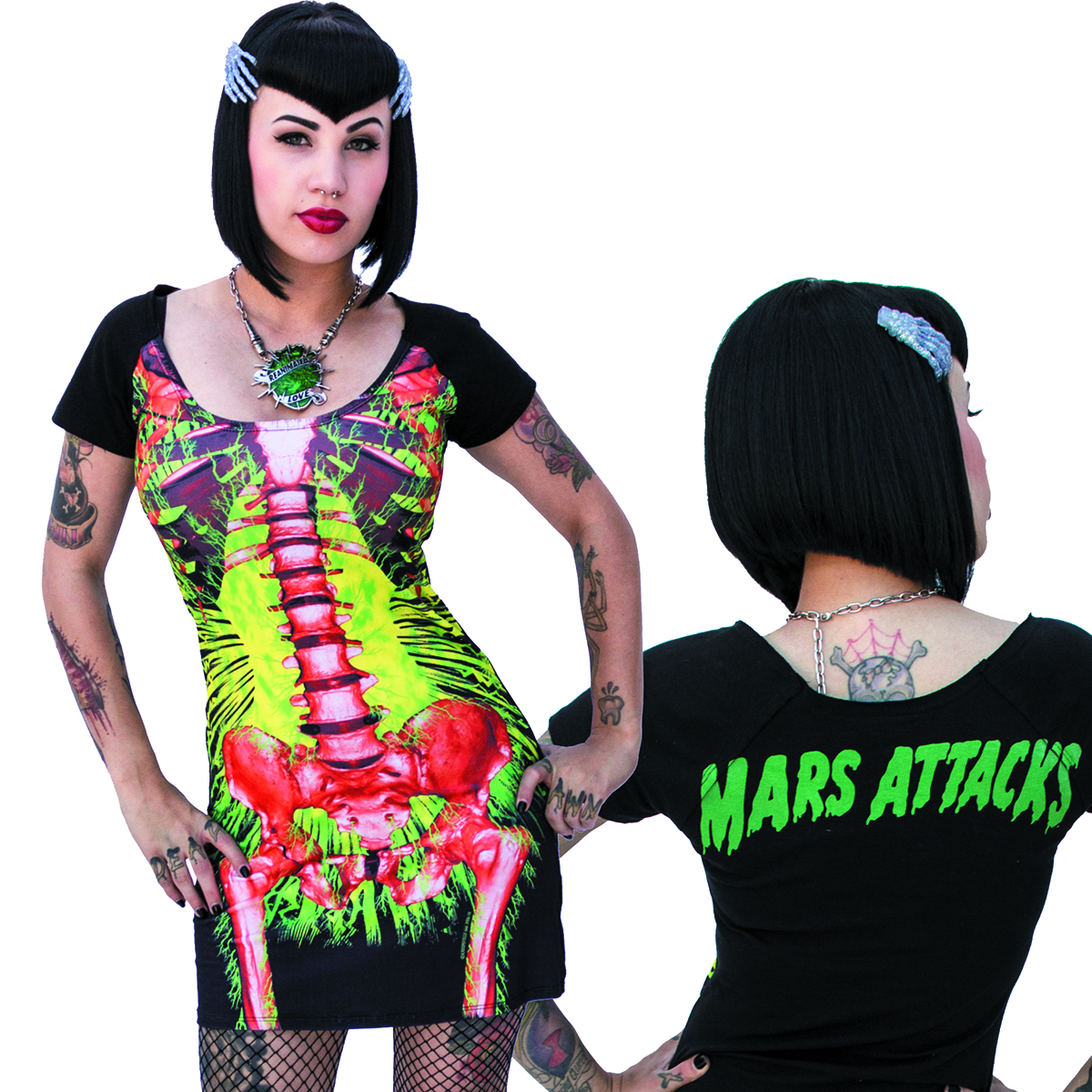 MAY142122 MARS ATTACKS DISINTERGRATE DRESS LG Previews World