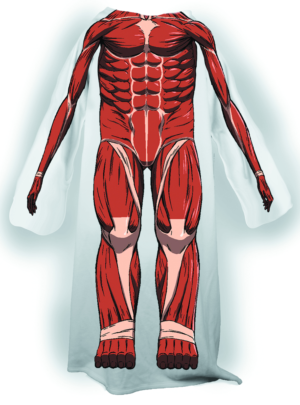 JUL142401 ATTACK ON TITAN COLOSSAL TITAN FLEECE COZY Previews World