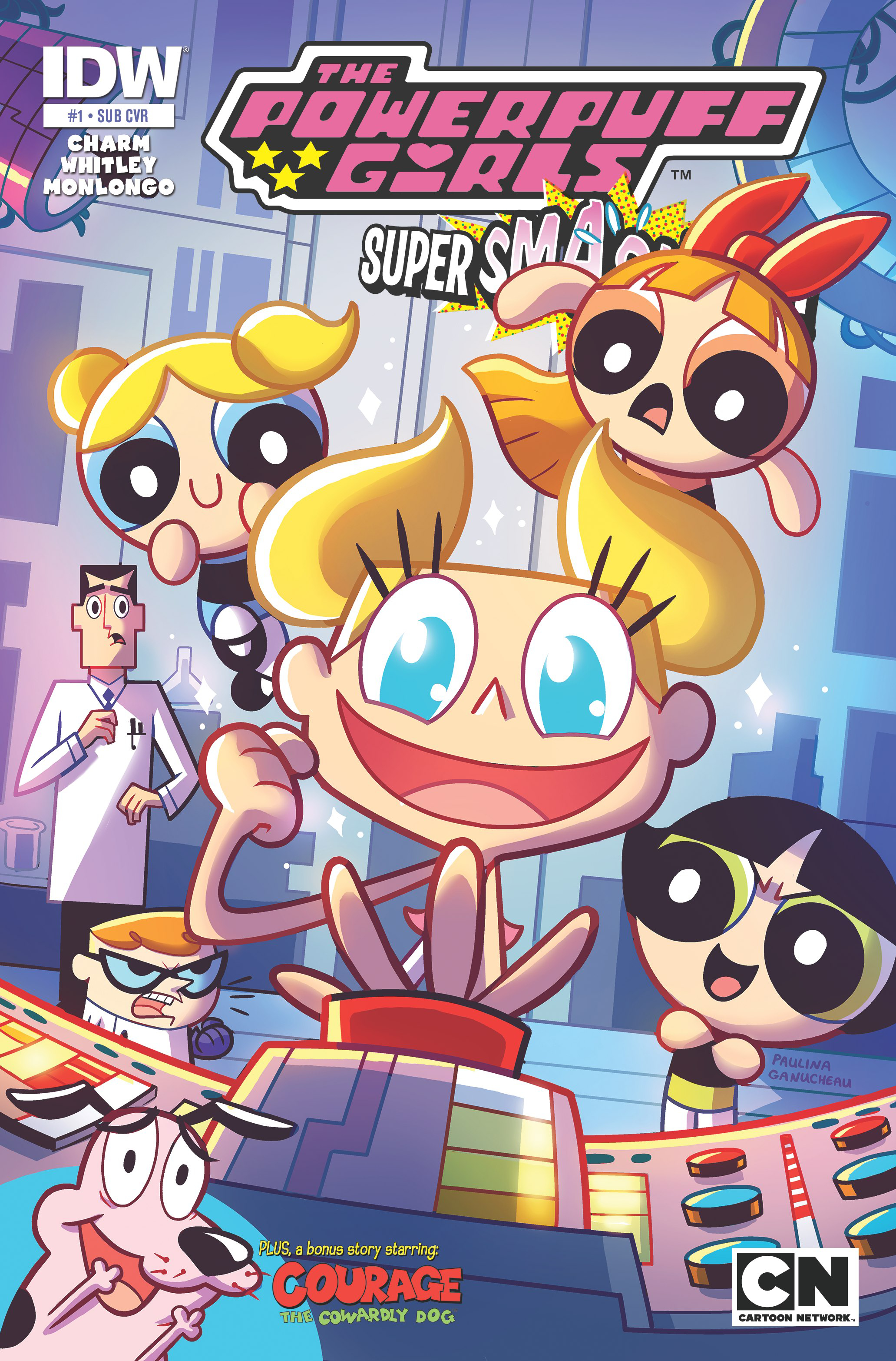 NOV140455 POWERPUFF GIRLS SUPER SMASHUP 1 (OF 6) SUBSCRIPTION VAR