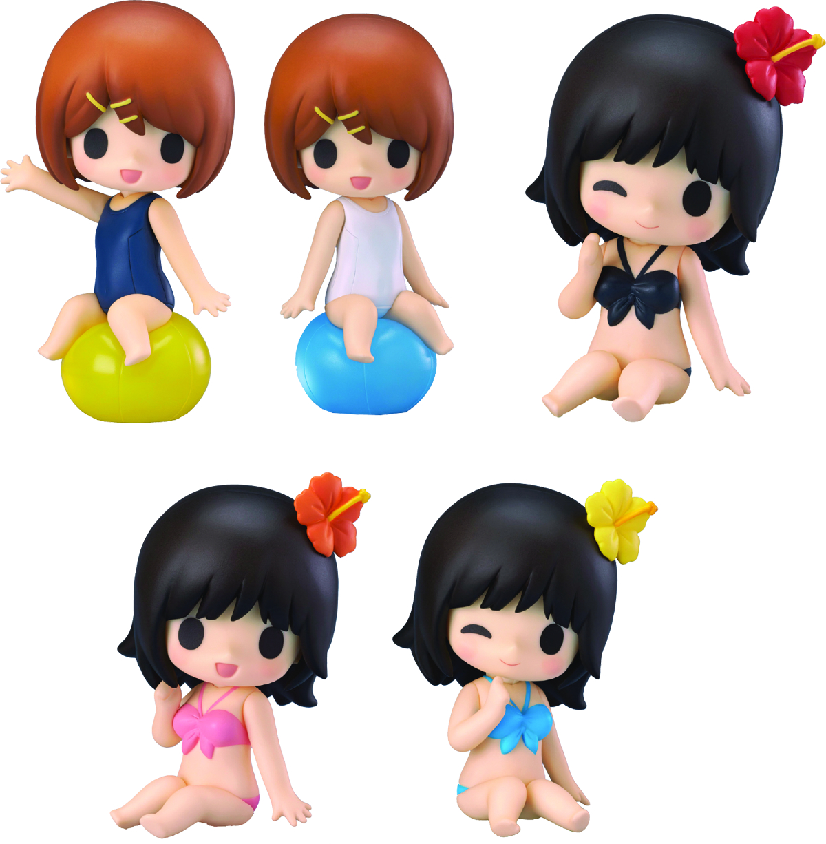 AUG148411 NENDOROID MORE DRESS UP SWIMSUIT SERIES 6PC BMB DS