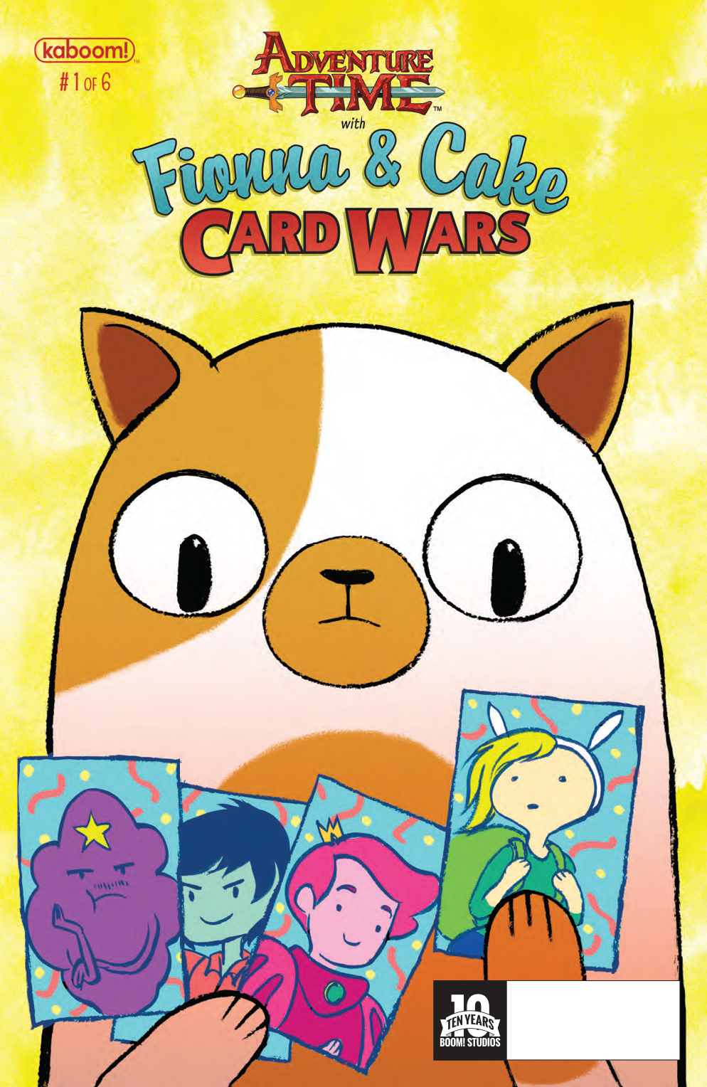 MAY151096 ADVENTURE TIME FIONNA & CAKE CARD WARS 1 (OF 6) Previews