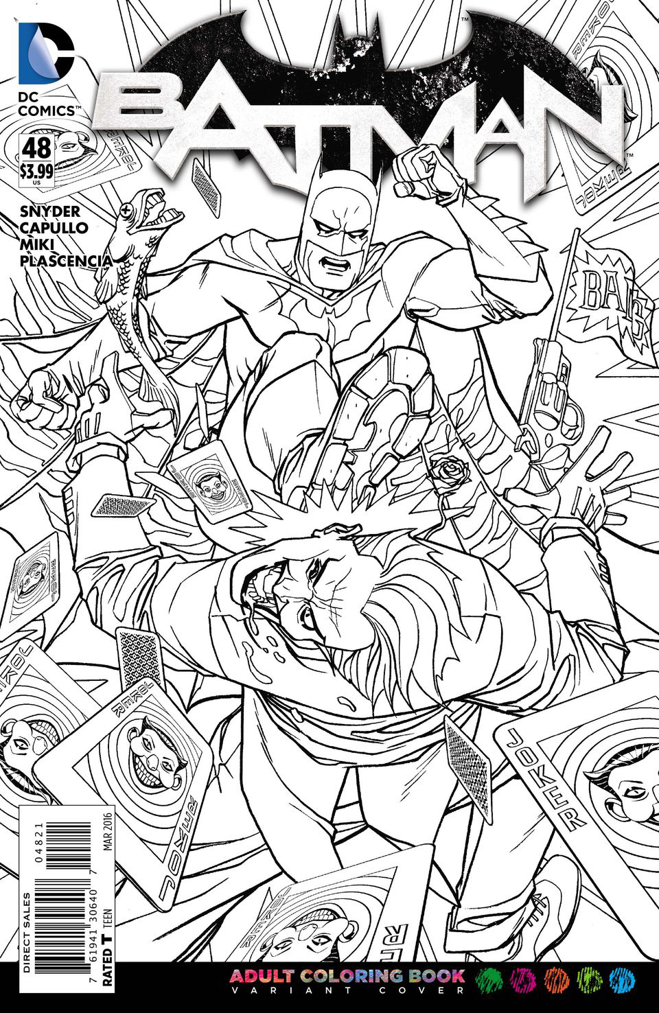 NOV150220 BATMAN 48 ADULT COLORING BOOK VAR ED Previews World