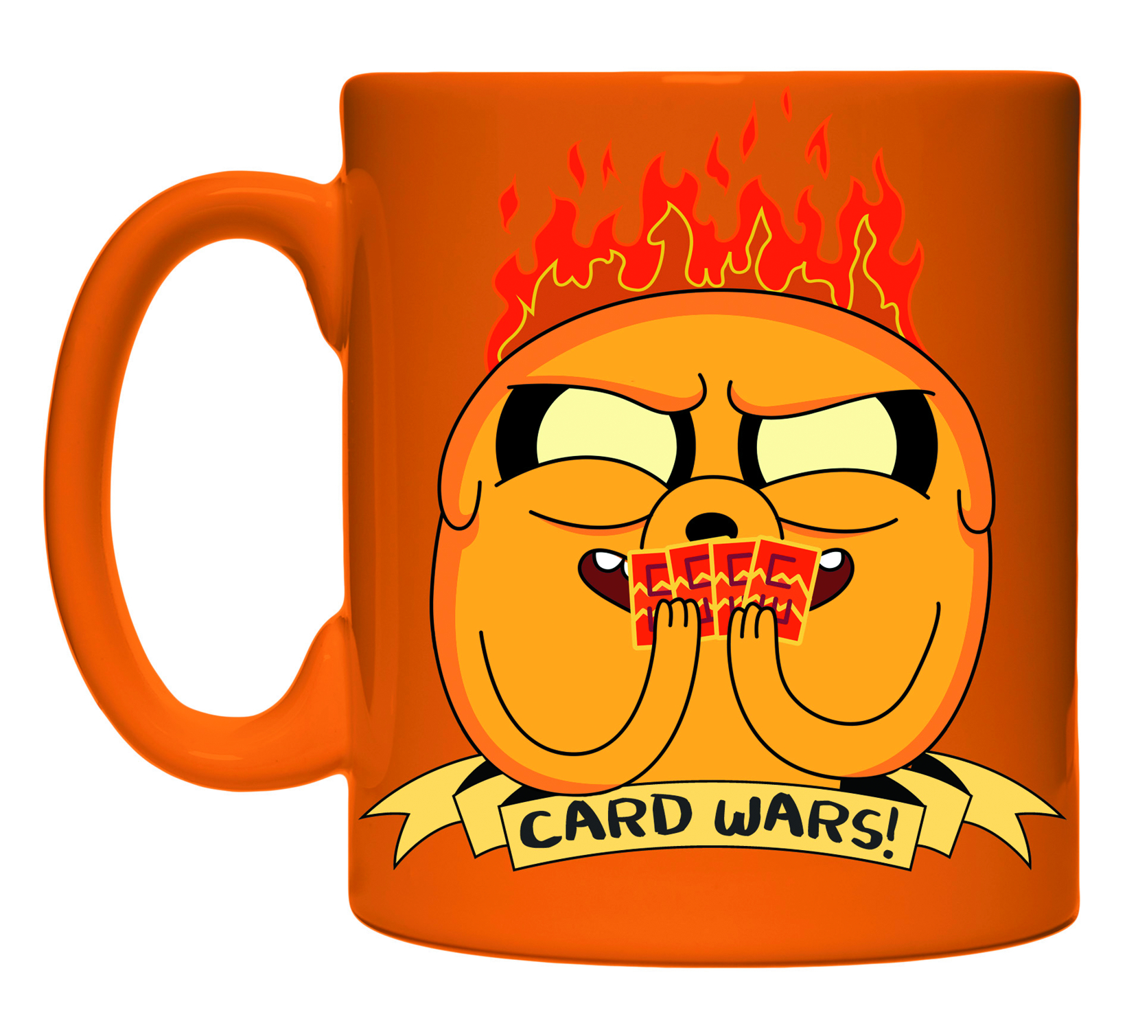 SEP158890 ADVENTURE TIME CARD WARS JAKE MUG Previews World