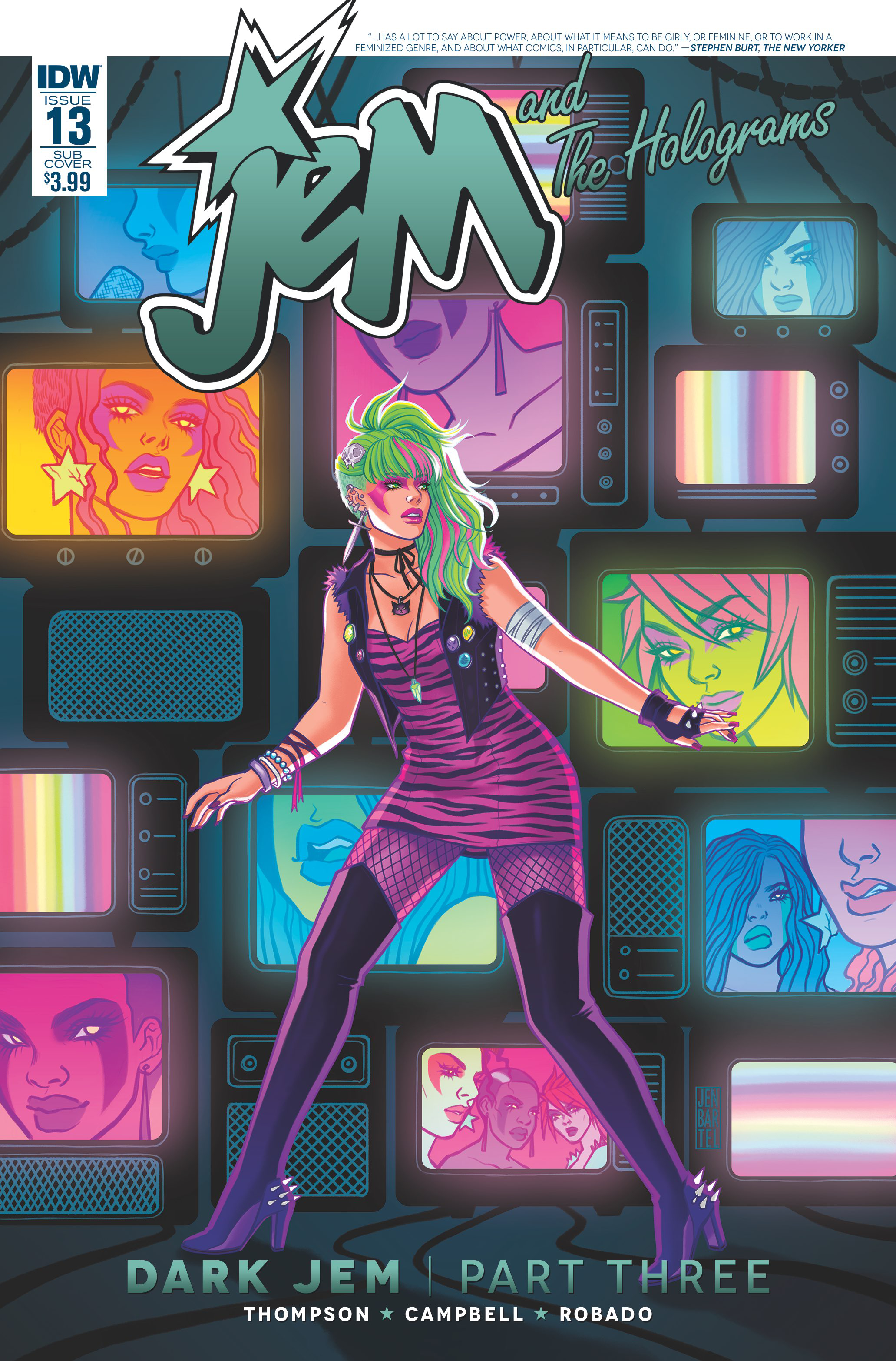 JAN160489 JEM & THE HOLOGRAMS 13 SUBSCRIPTION VAR Previews World