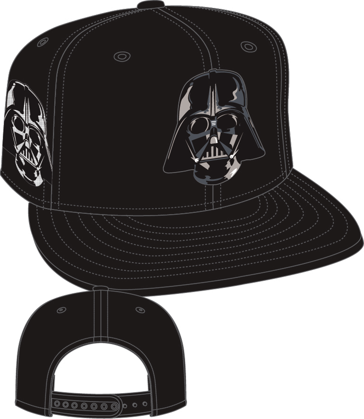 MAY162376 DARTH VADER FRESH SIDE SNAP BACK CAP Previews World