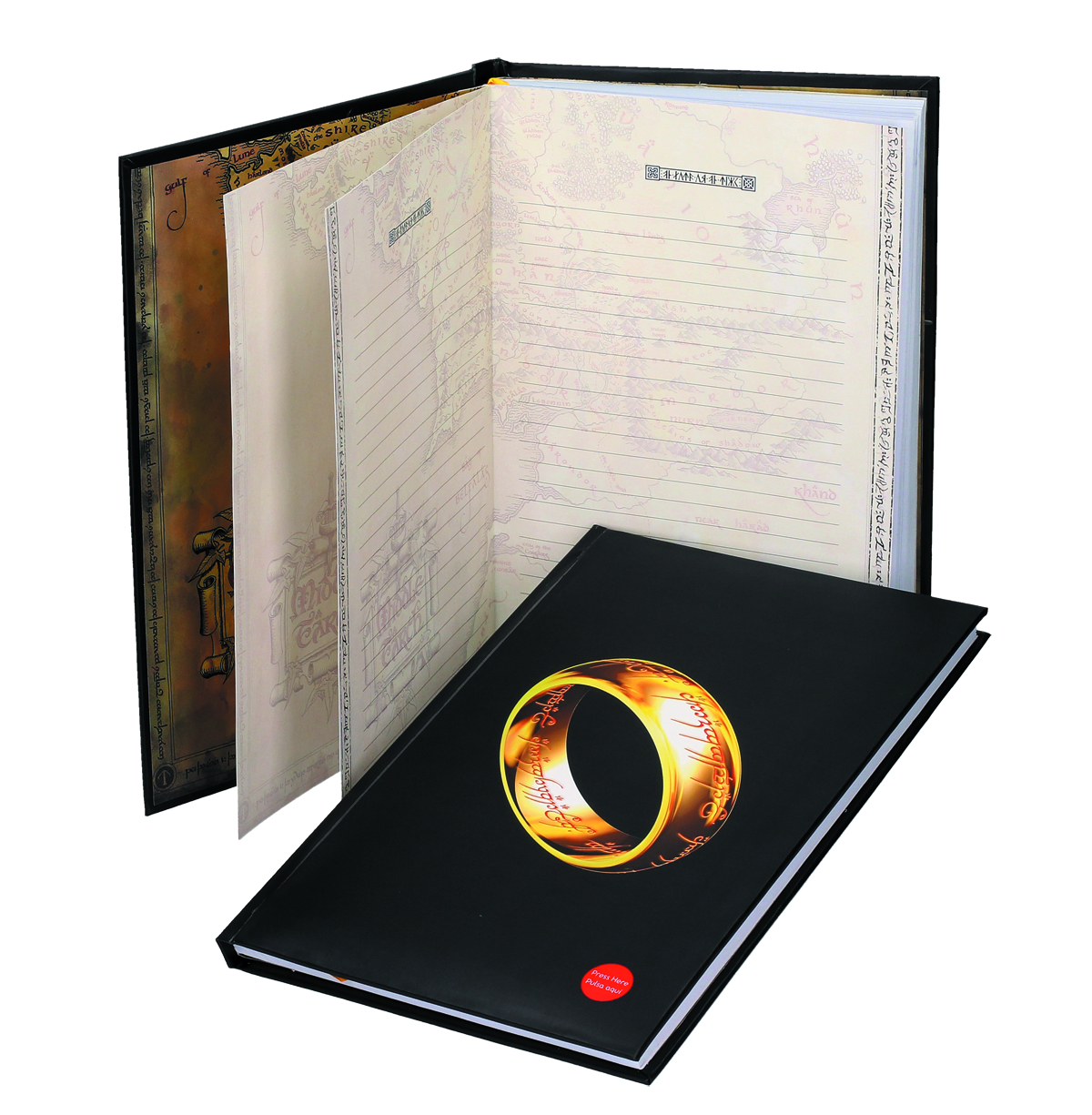 AUG163021 LOTR THE ONE RING BIG LIGHT UP NOTEBOOK Previews World