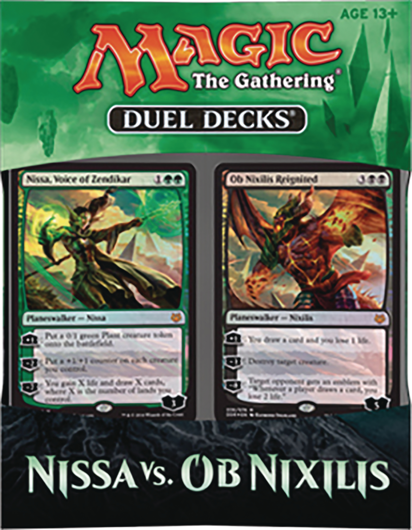 JUL168640 MTG CCG DUEL DECKS NISSA VS OB NIXILIS DISPLAY Previews World