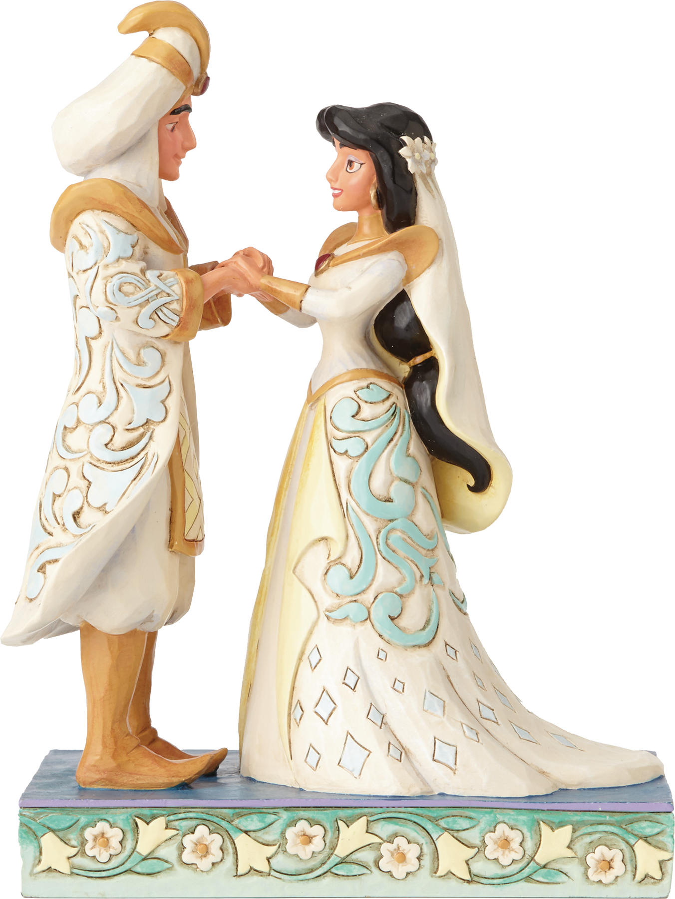 SEP168476 DISNEY TRADITIONS ROYAL WEDDING JASMINE & ALADDIN FIG