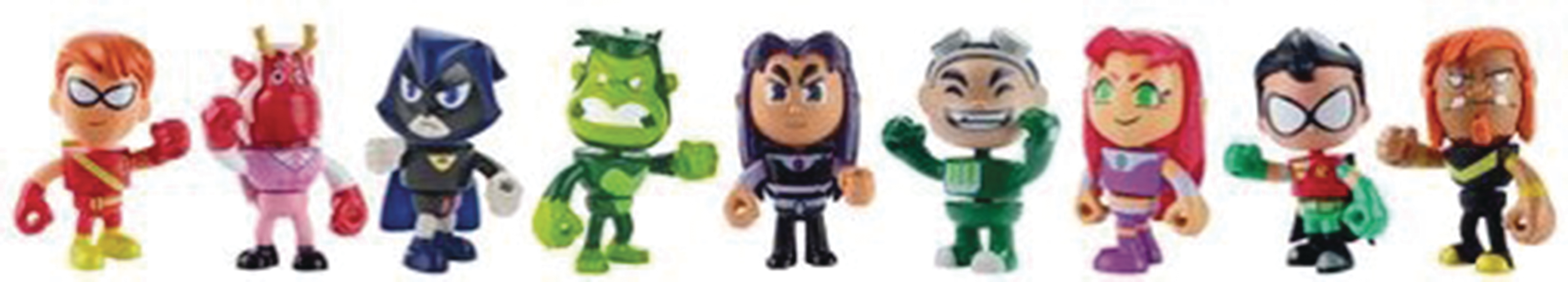 SEP168771 TEEN TITANS GO MINI FIGURE BMB DISPLAY Previews World