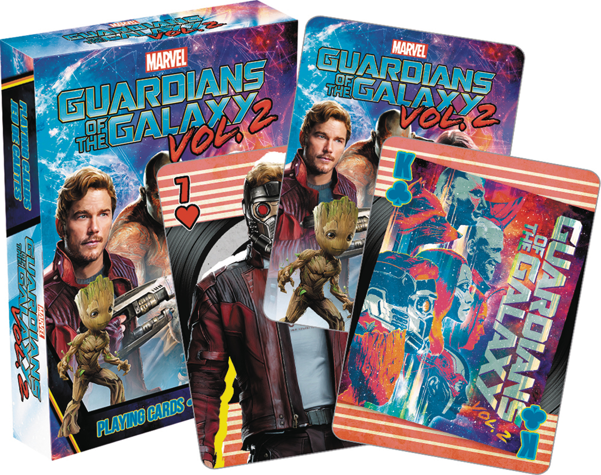 APR173214 GOTG 2 MOVIE PLAYING CARDS Previews World