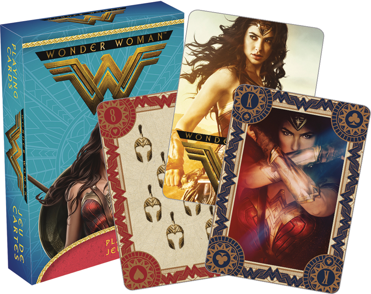 JUL173356 WONDER WOMAN MOVIE PLAYING CARDS Previews World