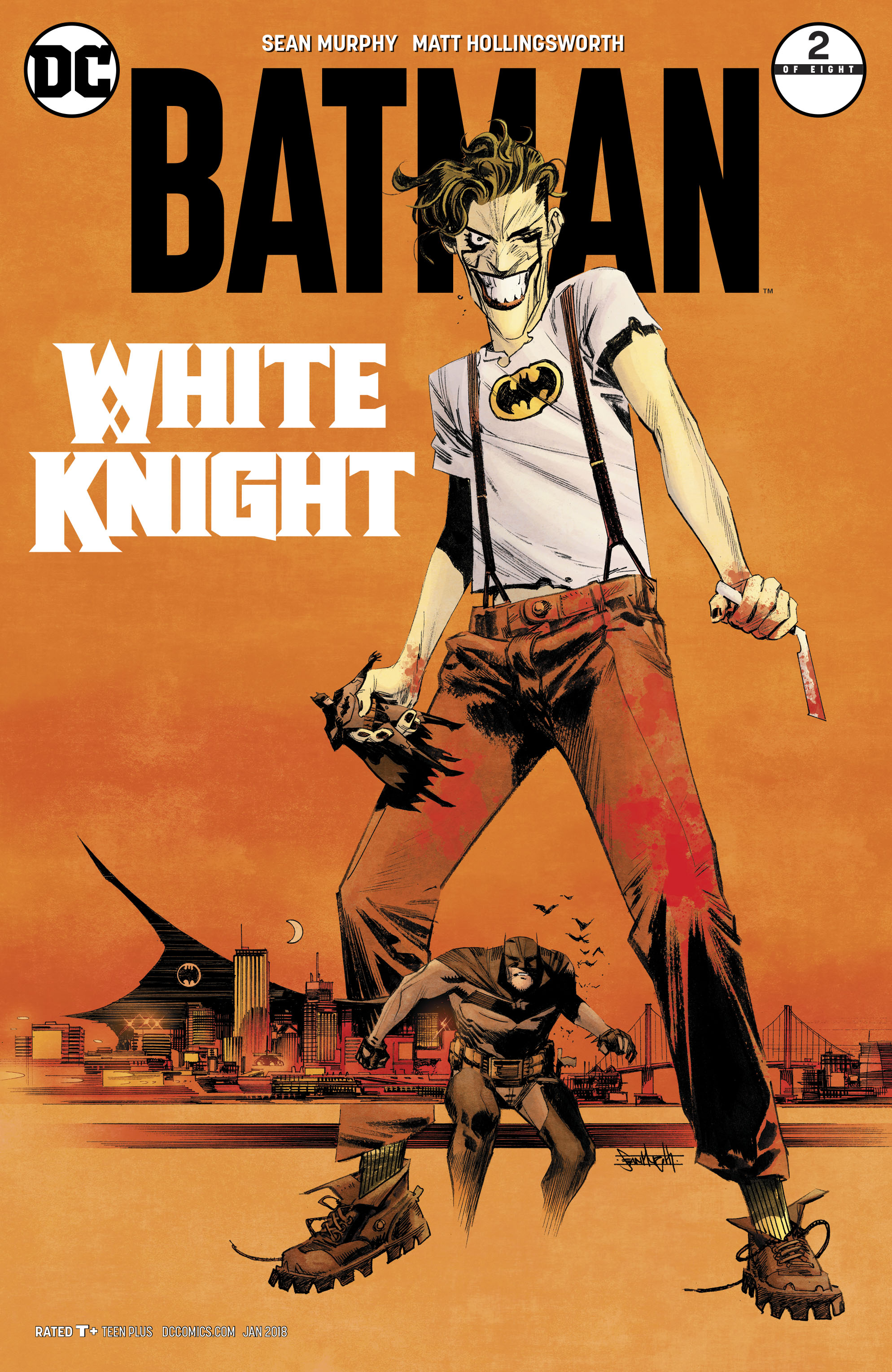 SEP170356 BATMAN WHITE KNIGHT 2 (OF 8) VAR ED Previews World