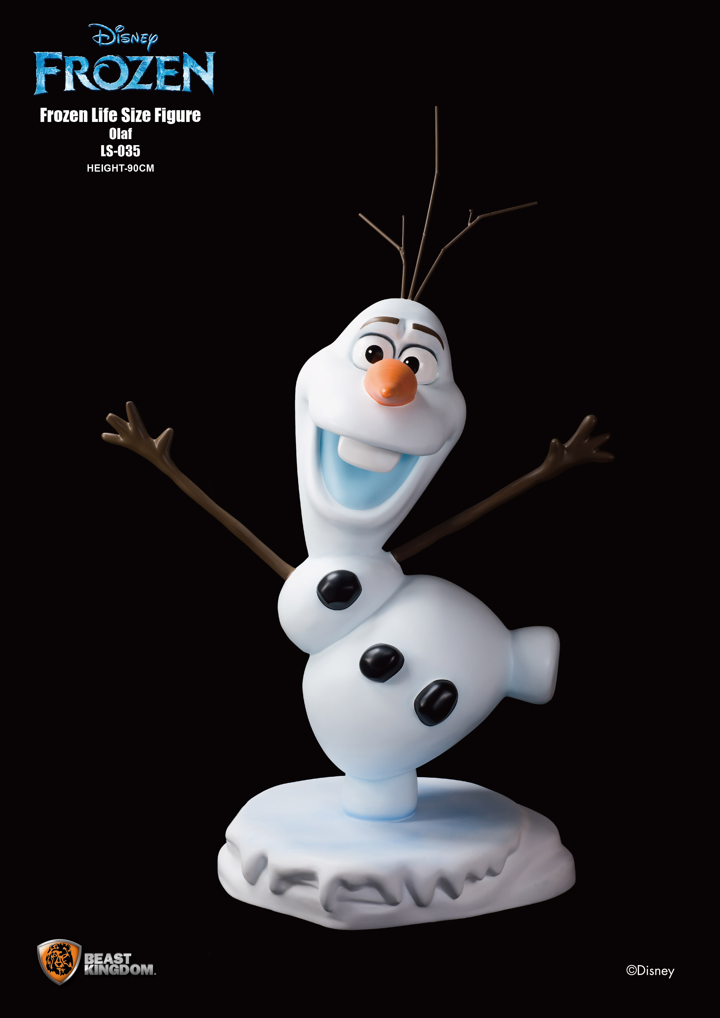 SEP178140 DISNEY FROZEN LS035 OLAF LIFE SIZE STATUE Previews World