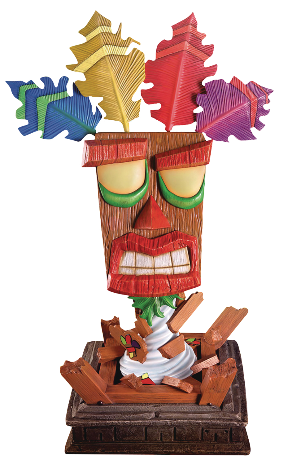 OCT178650 (USE MAY238360) CRASH BANDICOOT AKU AKU LIFE SIZE MASK