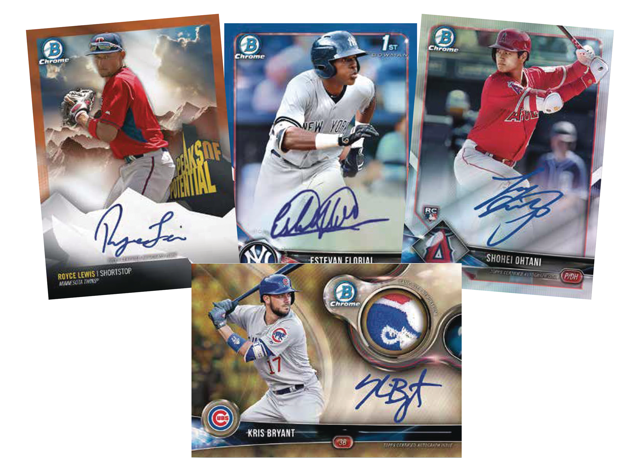 MAR188537 BOWMAN 2018 CHROME BASEBALL T/C AUTOGRAPH BOX Previews World