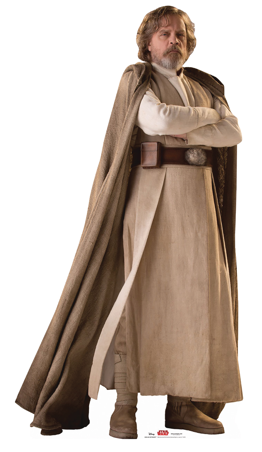 NOV188223 STAR WARS THE LAST JEDI LUKE SKYWALKER LIFESIZE STAND UP