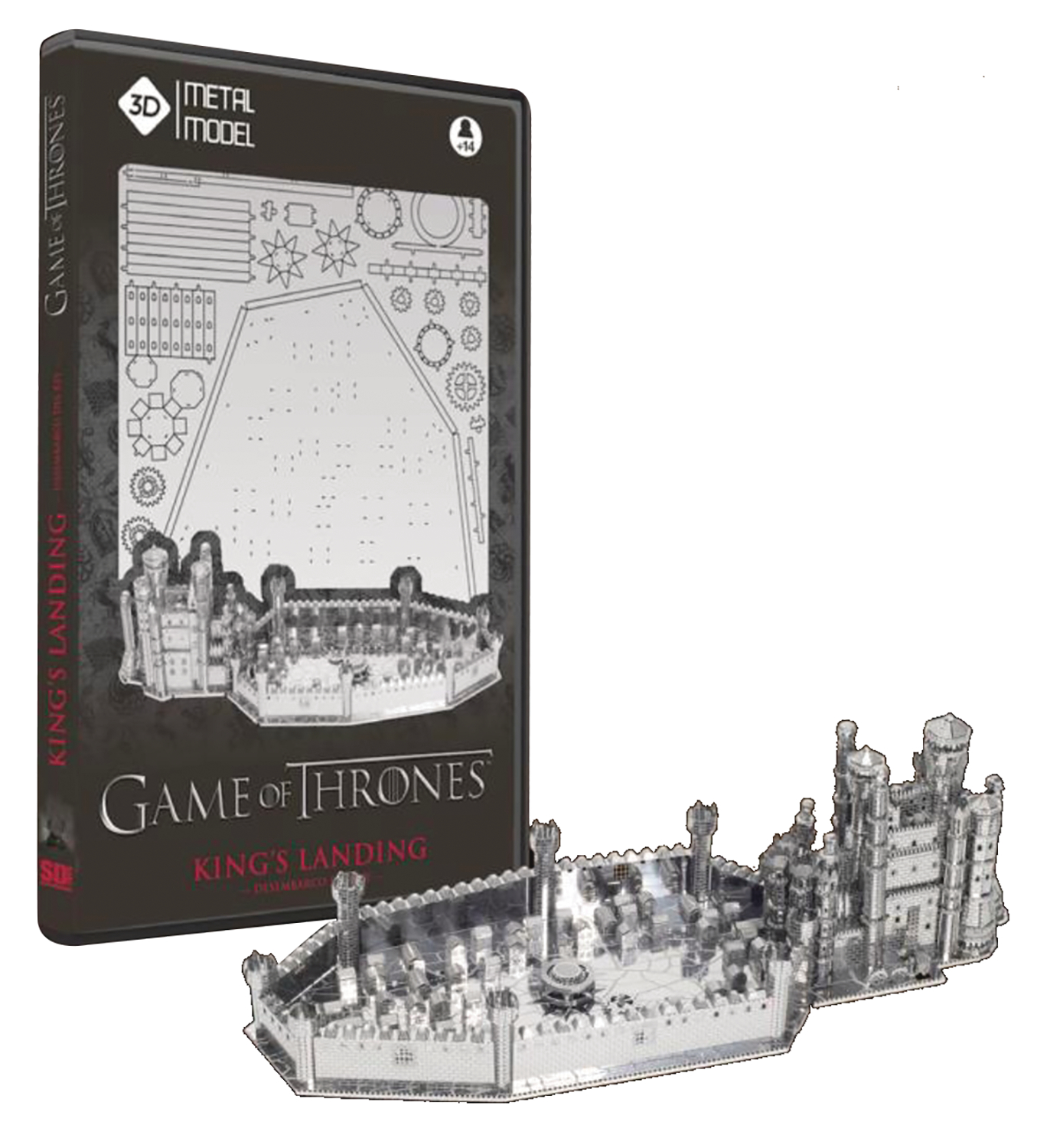 DEC188918 GAME OF THRONES KINGS LANDING 3D METAL MODEL KIT Previews World