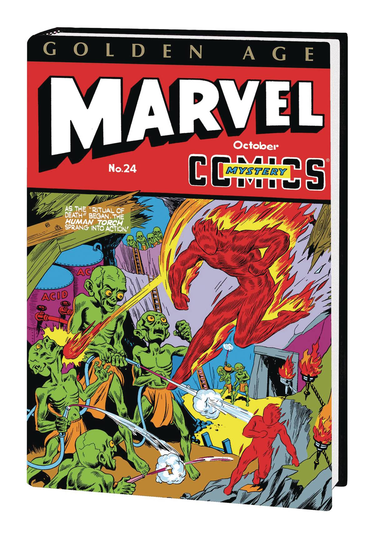FEB201040 GOLDEN AGE MARVEL COMICS OMNIBUS HC VOL 02 SCHOMBURG DM VAR