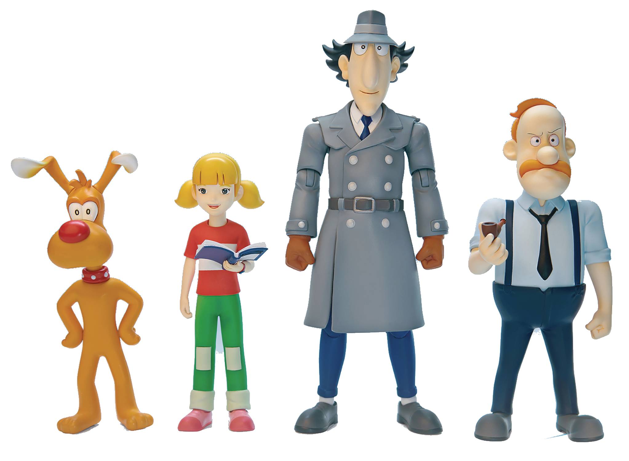 MAR208067 INSPECTOR GADGET 5PRO MEGAHERO SER DELUXE FIG SET