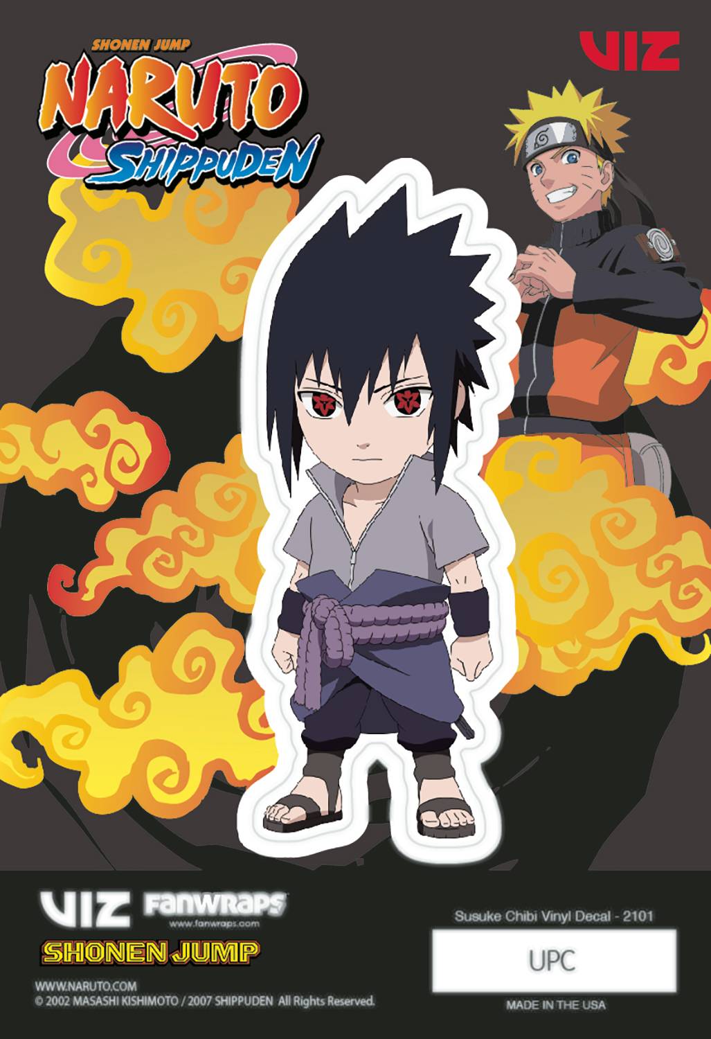 JUN208889 NARUTO SASUKE CHIBI VINYL DECAL Previews World