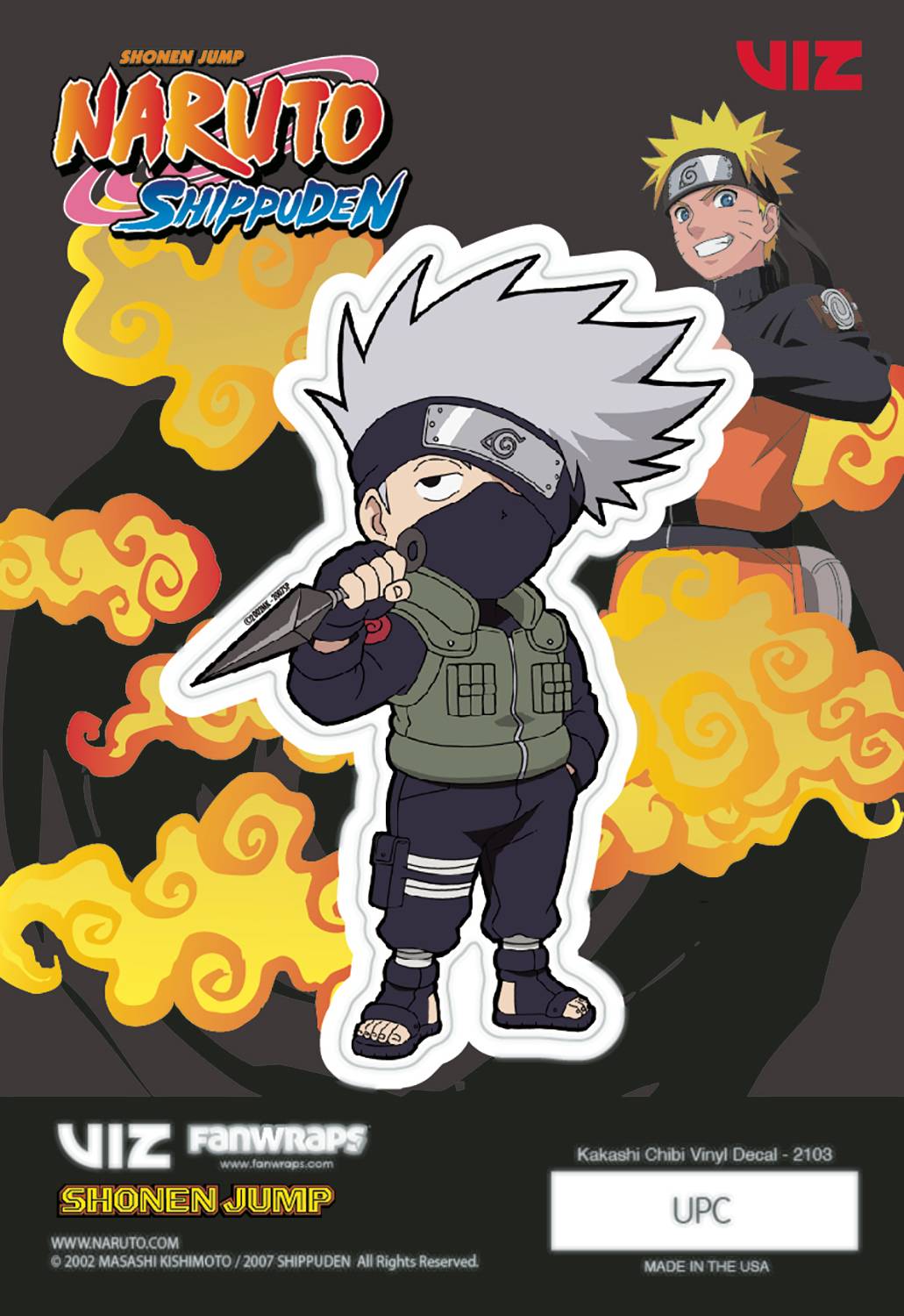 JUN208886 NARUTO KAKASHI CHIBI VINYL DECAL Previews World