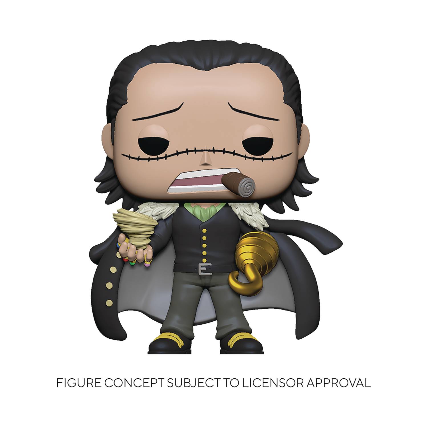 MAY208020 POP ANIMATION ONE PIECE CROCODILE VINYL FIG Previews World