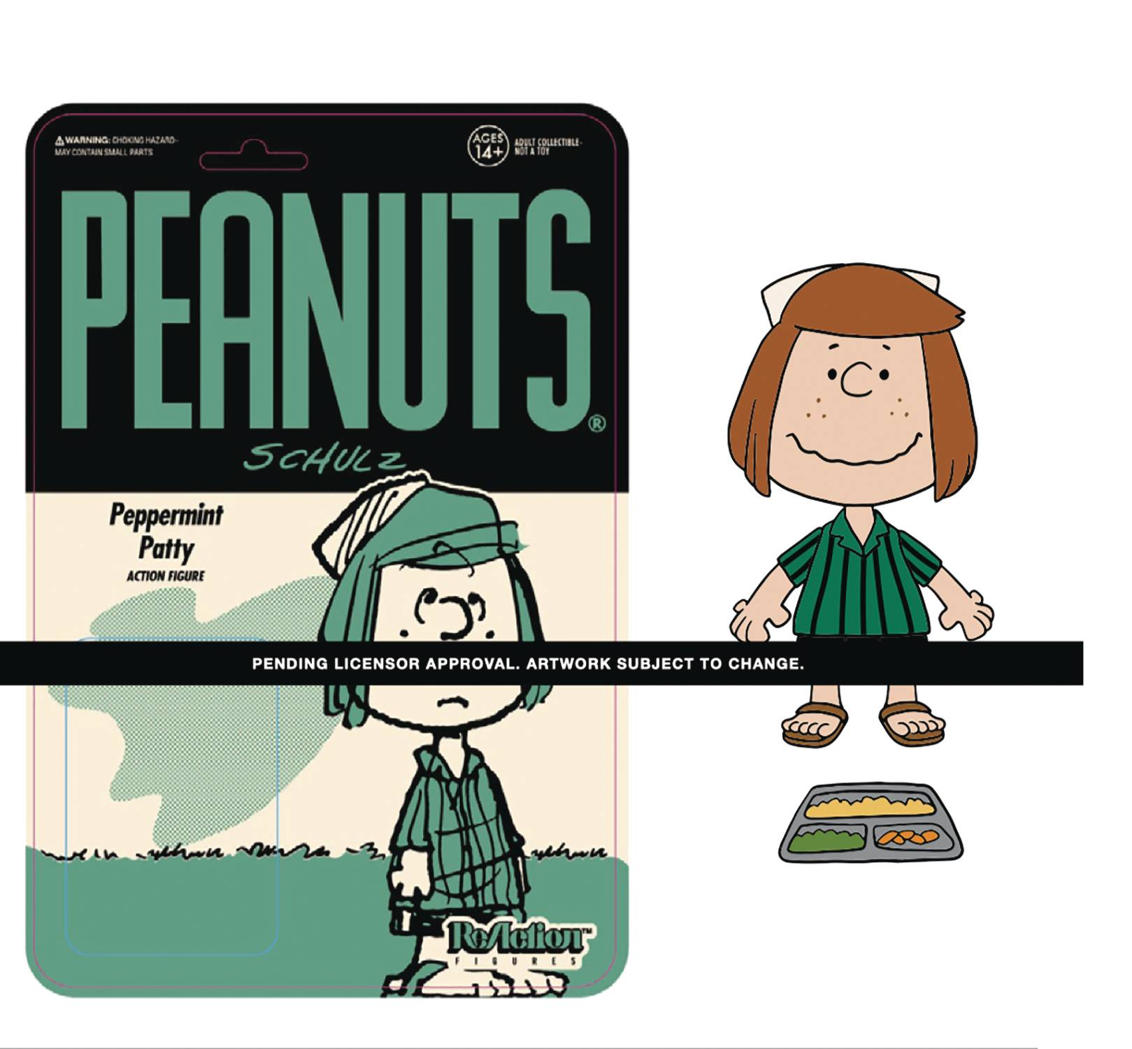 AUG209426 PEANUTS CAMP PEPPERMINT PATTY W3 REACTION FIGURE Previews