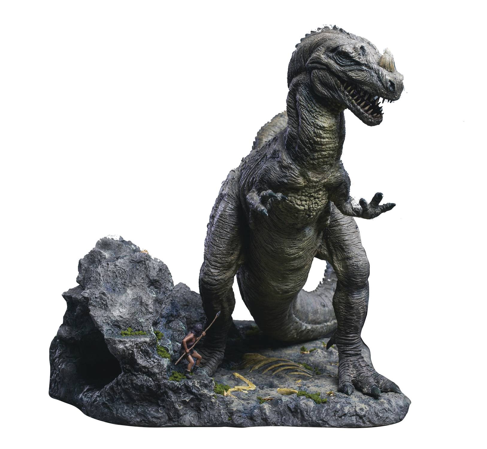 NOV208209 ONE MILLION YEARS BC CERATOSAURUS POLYRESIN STATUE
