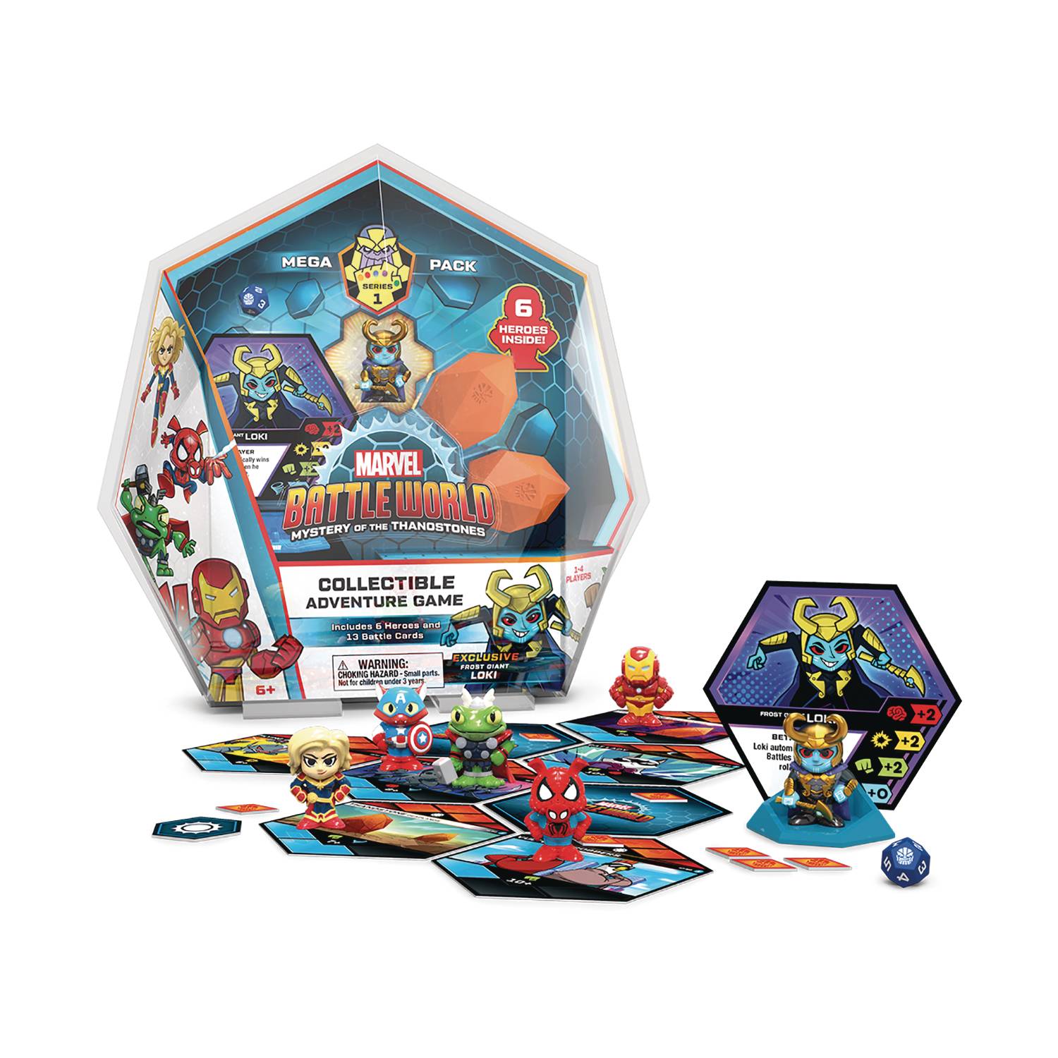 OCT209321 FUNKO MARVEL BATTLEWORLD S1 MEGA PACK LOKI FROST GIANT