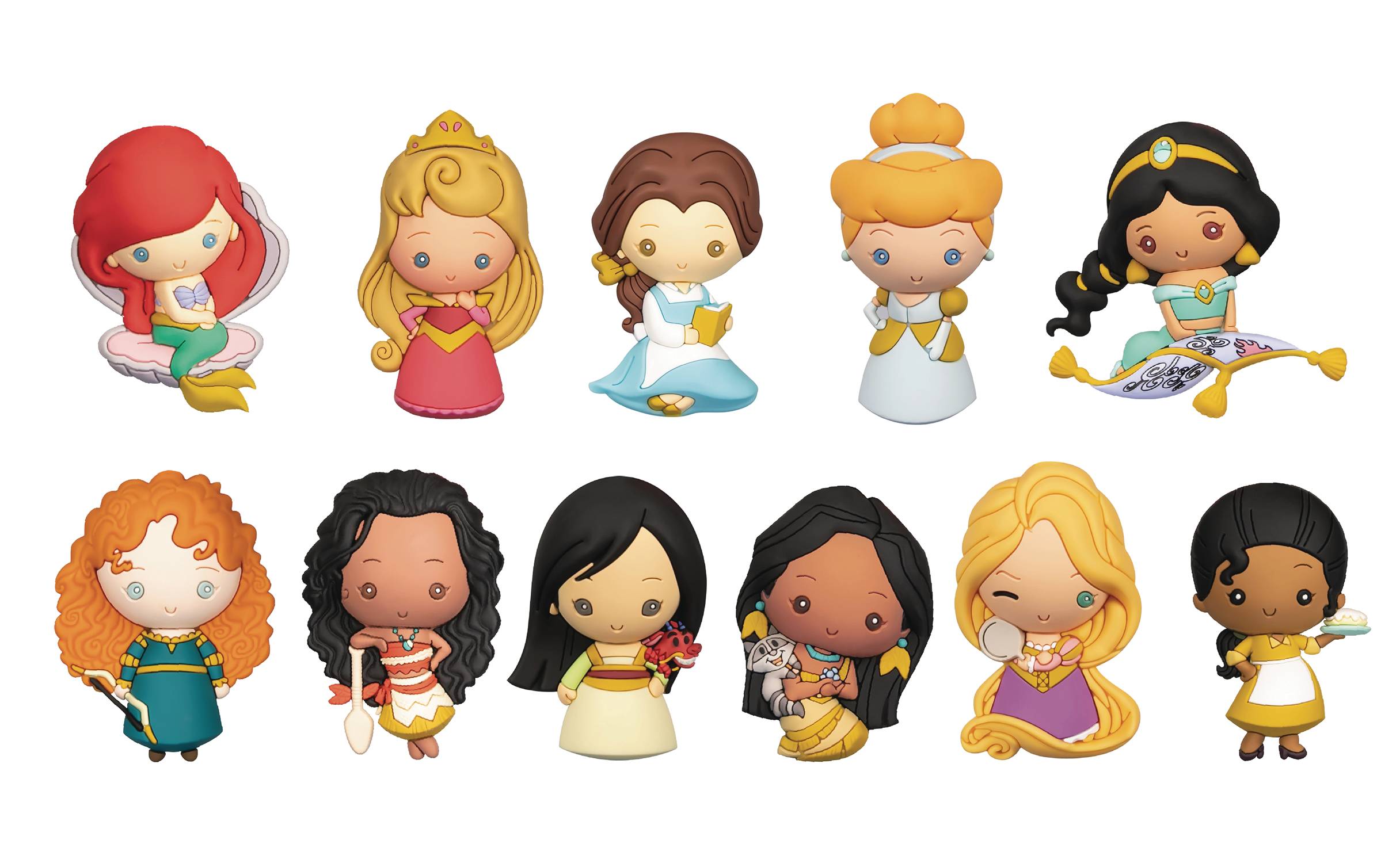 JAN218140 DISNEY ULTIMATE PRINCESS CELEBRATION BAG CLIP 24PCS BMB DS