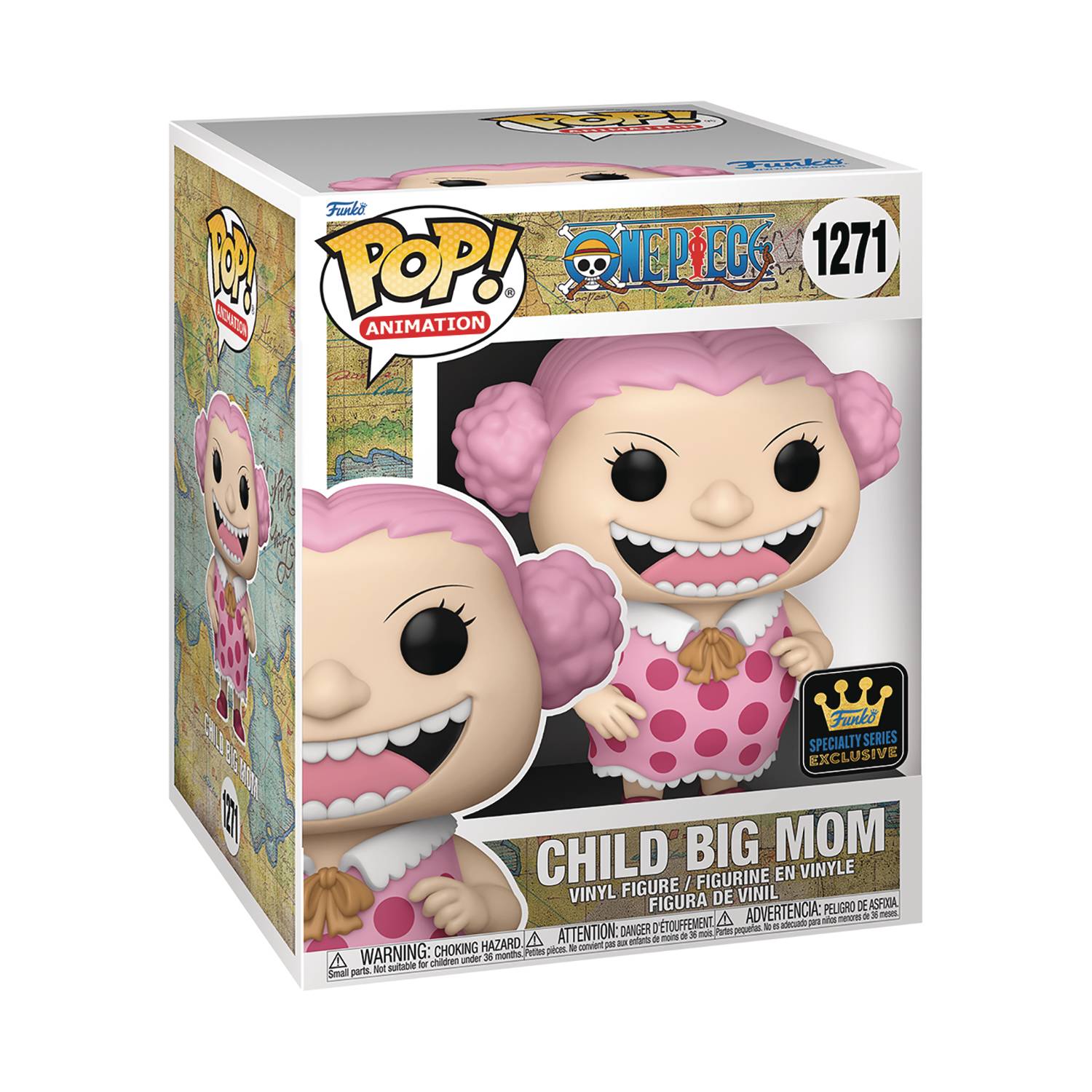 FEB229973 POP SUPER ONE PIECE CHILD BIG MOM W/ CHASE VIN FIG