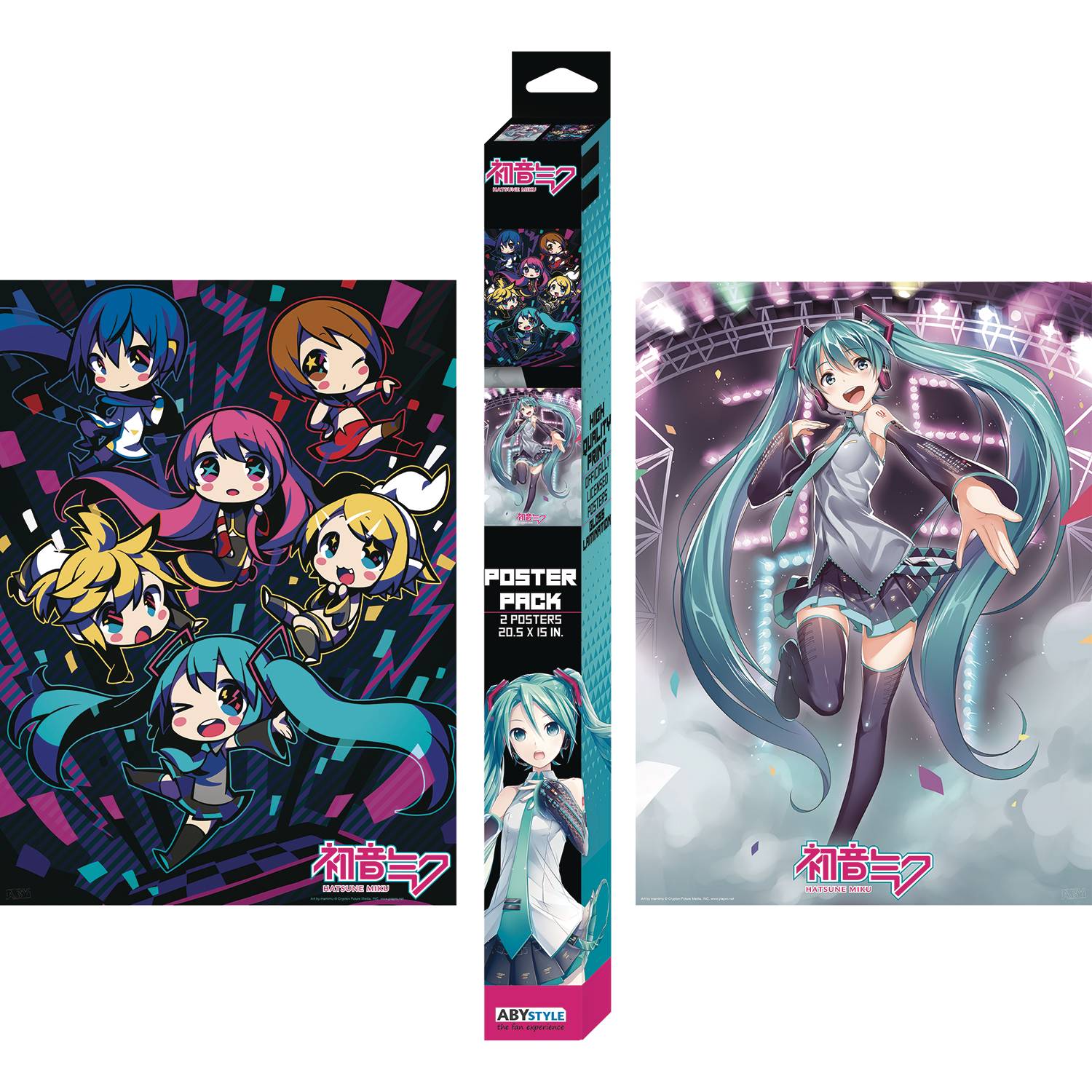 MAY229608 HATSUNE MIKU 2PC BOXED POSTER SET Previews World