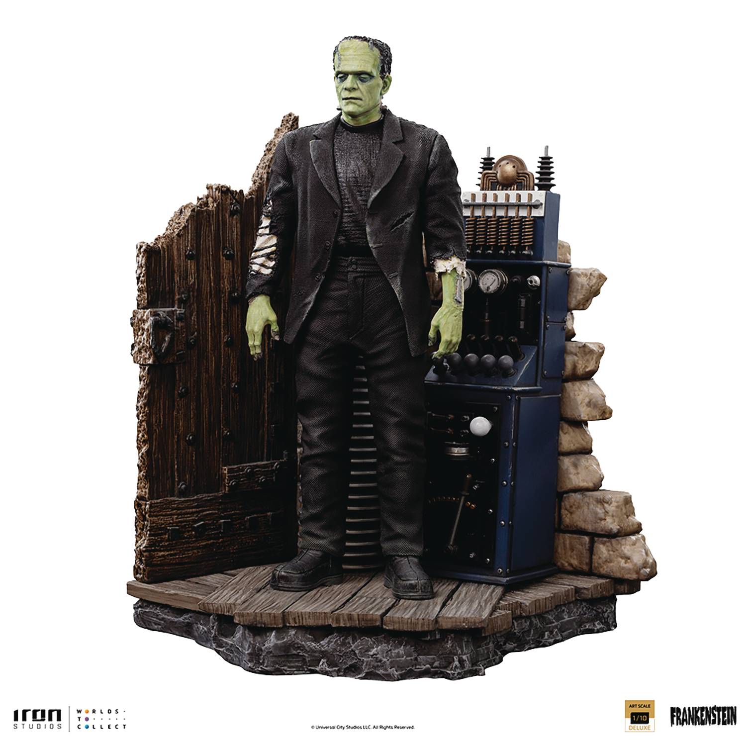 SEP228140 UNIVERSAL MONSTERS FRANKENSTEIN MONSTER DLX ART SCALE STATUE Previews World