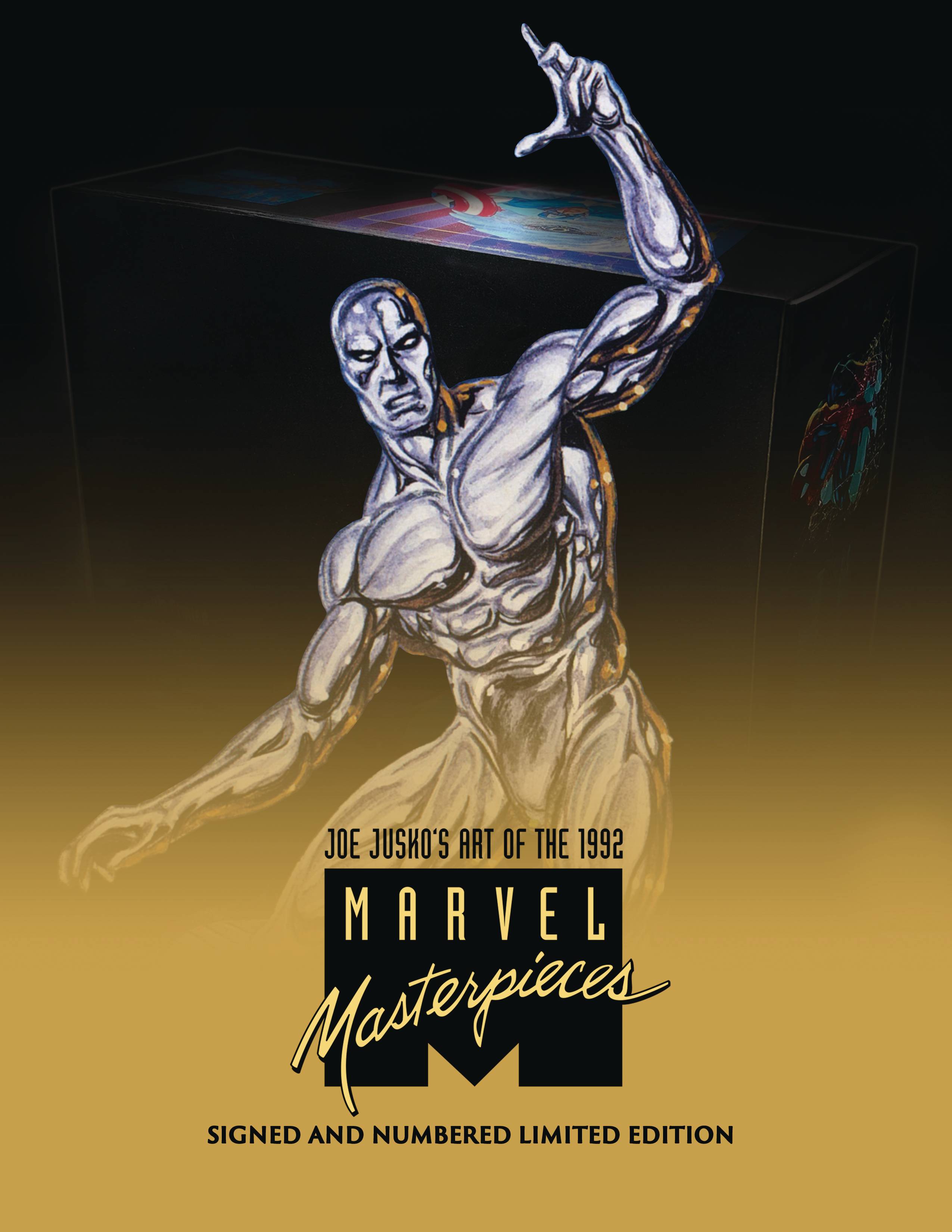 MAR231534 JOE JUSKOS ART OF THE 1992 MARVEL MASTERPIECES SGN