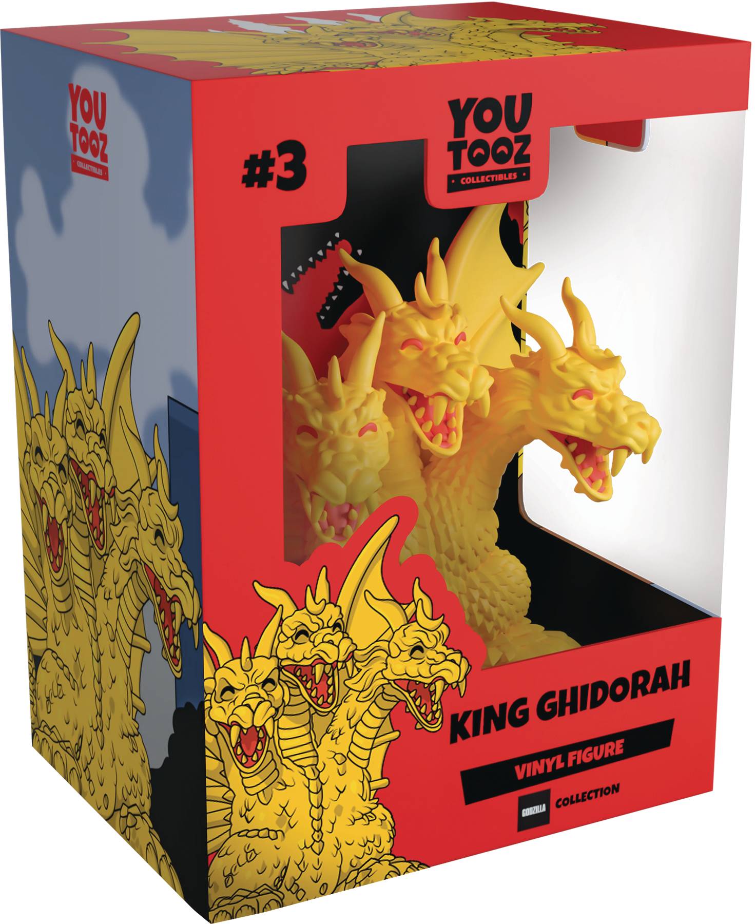 MAR238356 YOUTOOZ GODZILLA KING GHIDORAH VINYL FIGURE Previews World